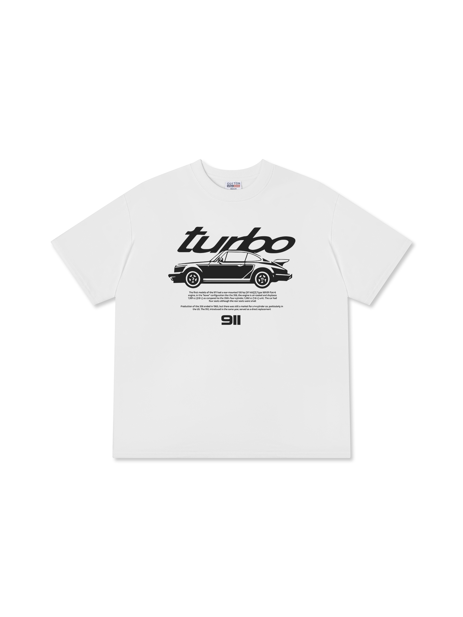 Áo Thun Relaxed Fit Porsche Classic 911 Turbo