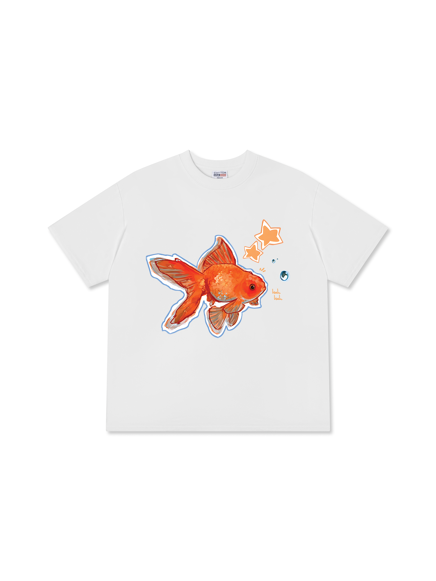 Áo Thun Relaxed Fit Tropical Goldfish