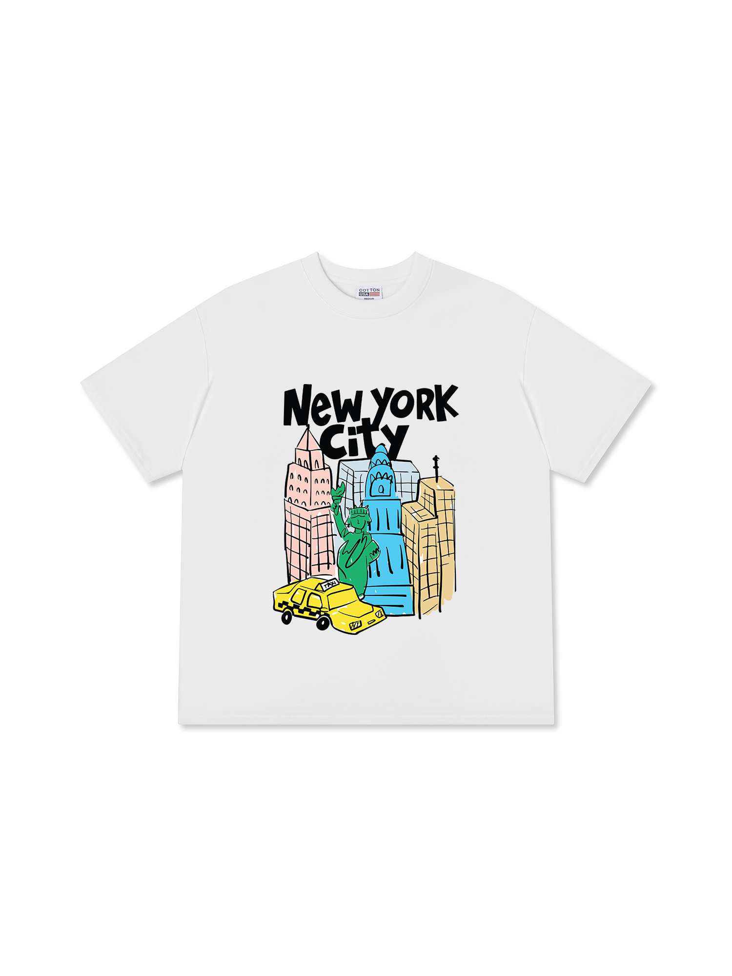 Áo Thun Relaxed Fit City New York Art
