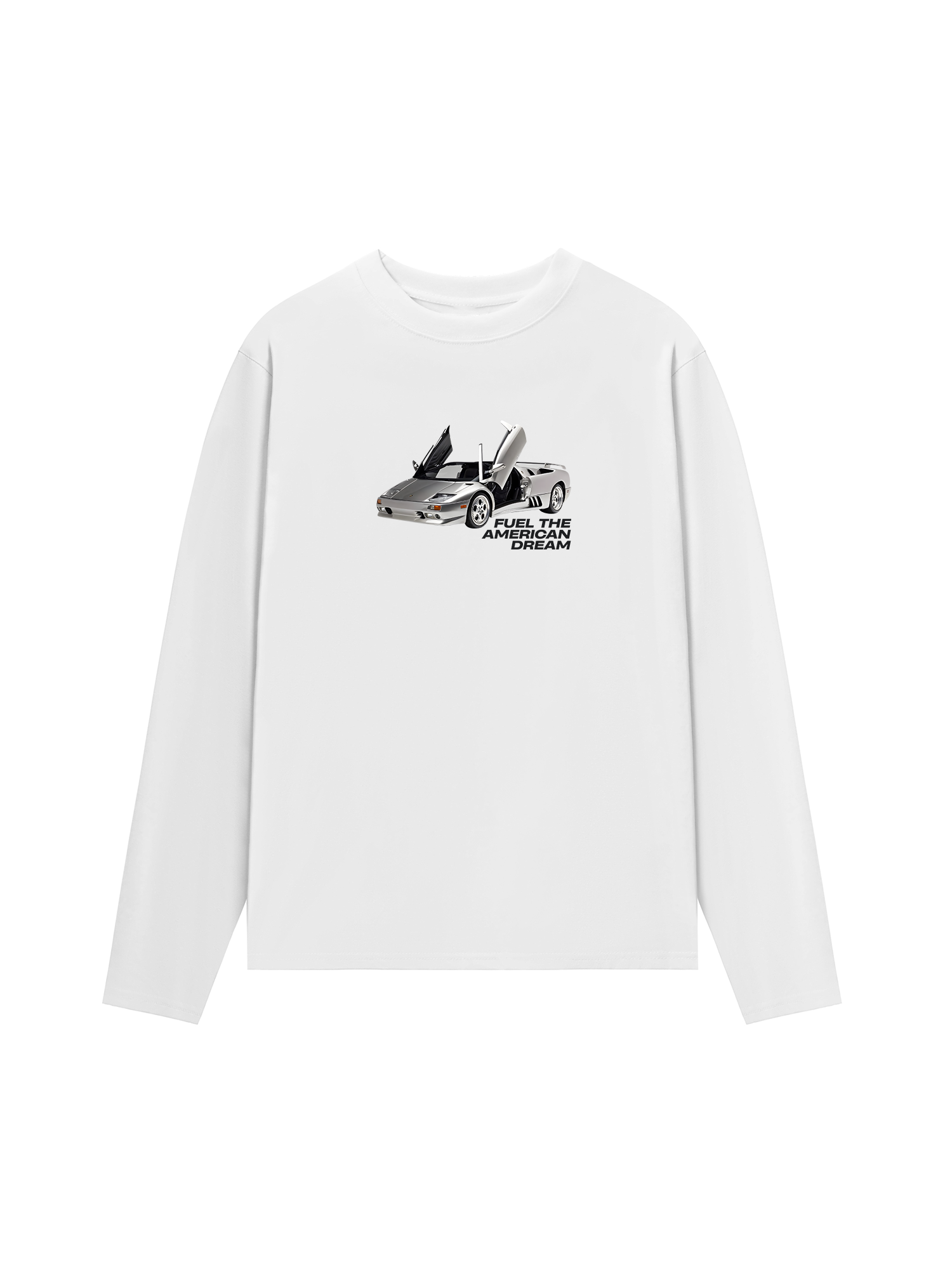 Áo Thun Dài Tay Lamborghini Fuel The American Dream