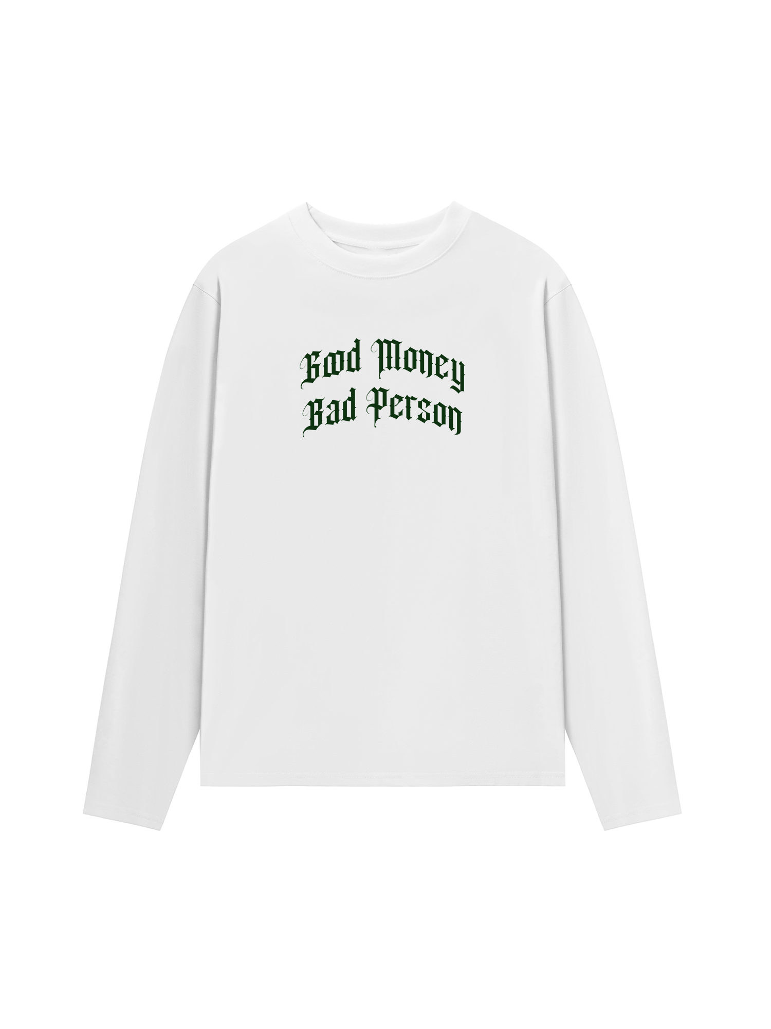 Áo Thun Dài Tay Money Bad Person