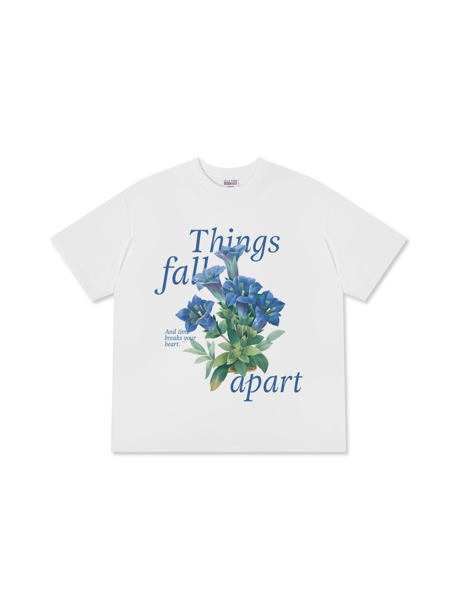 Áo Thun Relaxed Fit Floral Things Fall Apart