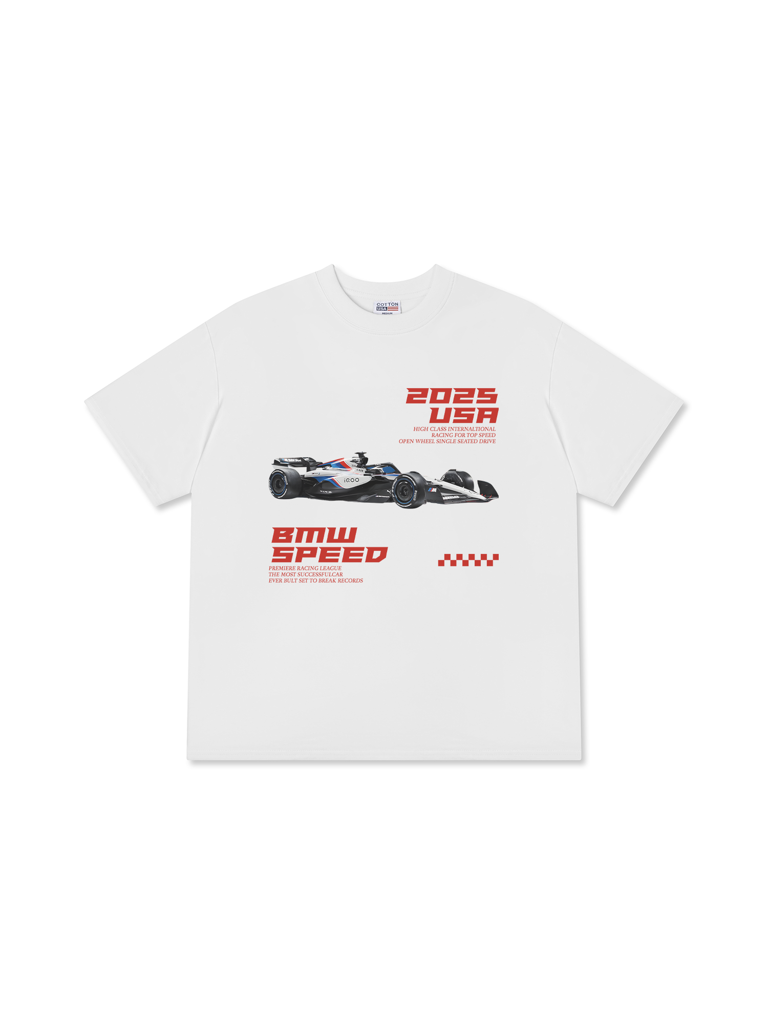 Áo Thun Relaxed Fit BMW USA Speed