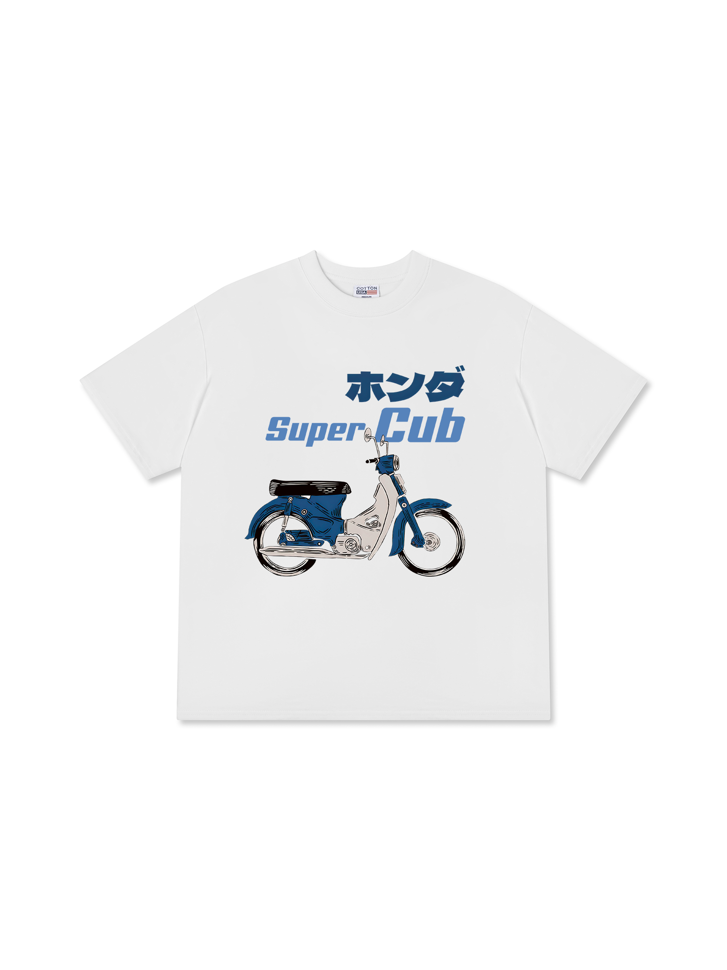 Áo Thun Relaxed Fit Motorbike Super Cub