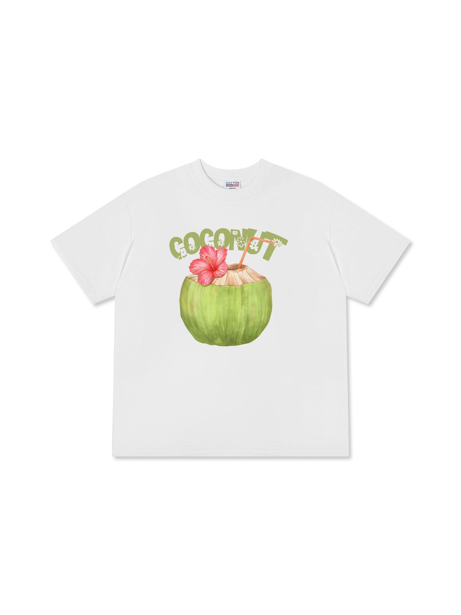 Áo Thun Relaxed Fit Tropical Coconut