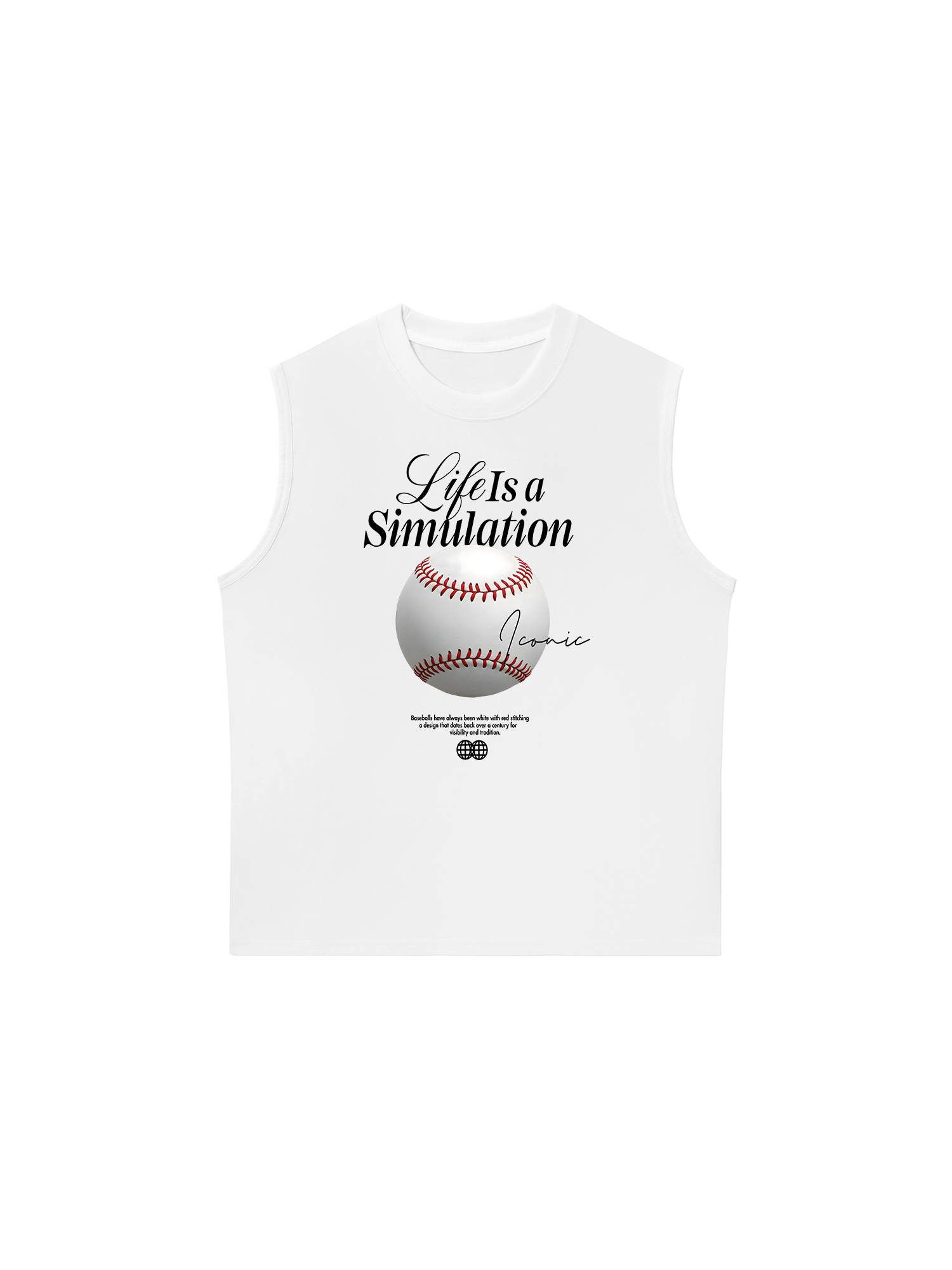 Áo Ba Lỗ Relaxed Fit Baseball Simulation