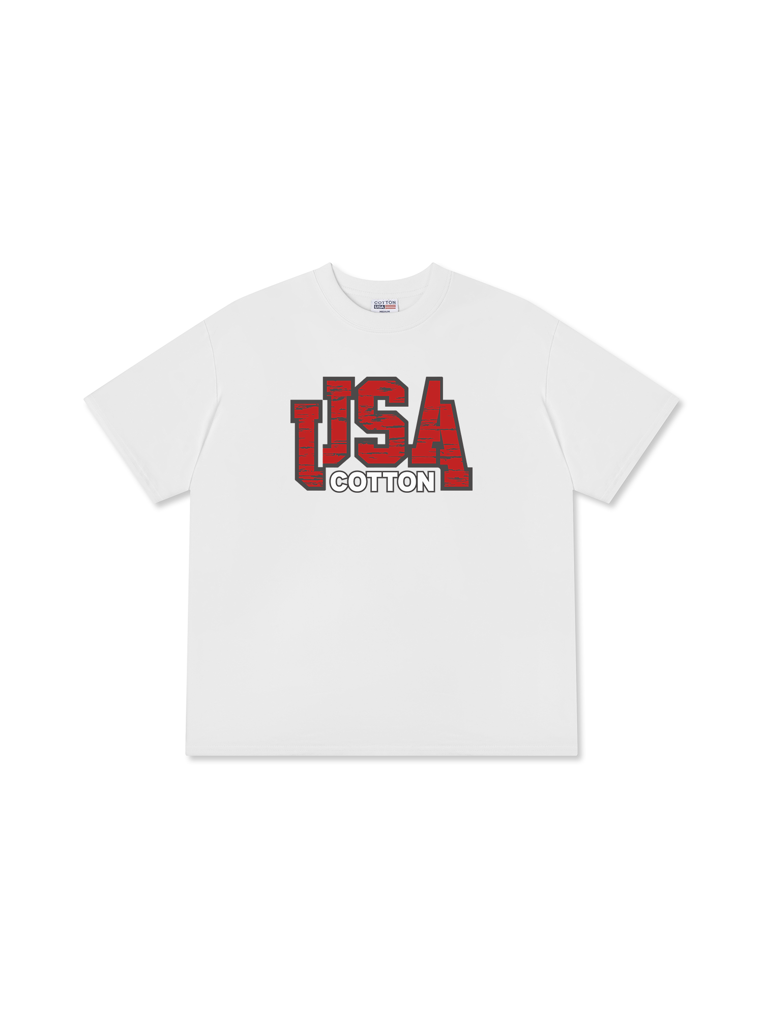 Áo Thun Relaxed Fit USA Scratched Typo