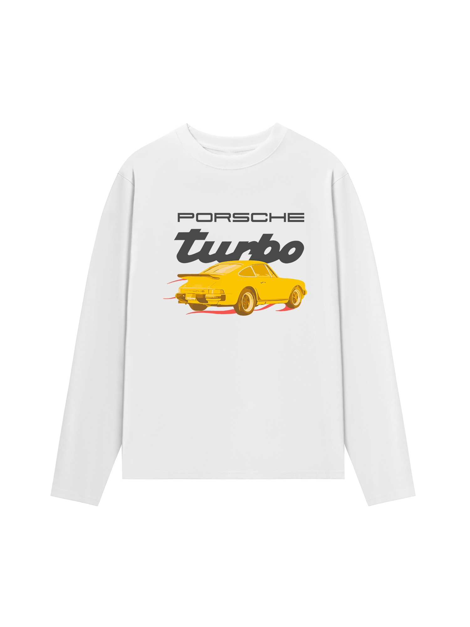 Áo Thun Dài Tay Porsche Turbo Golden Race