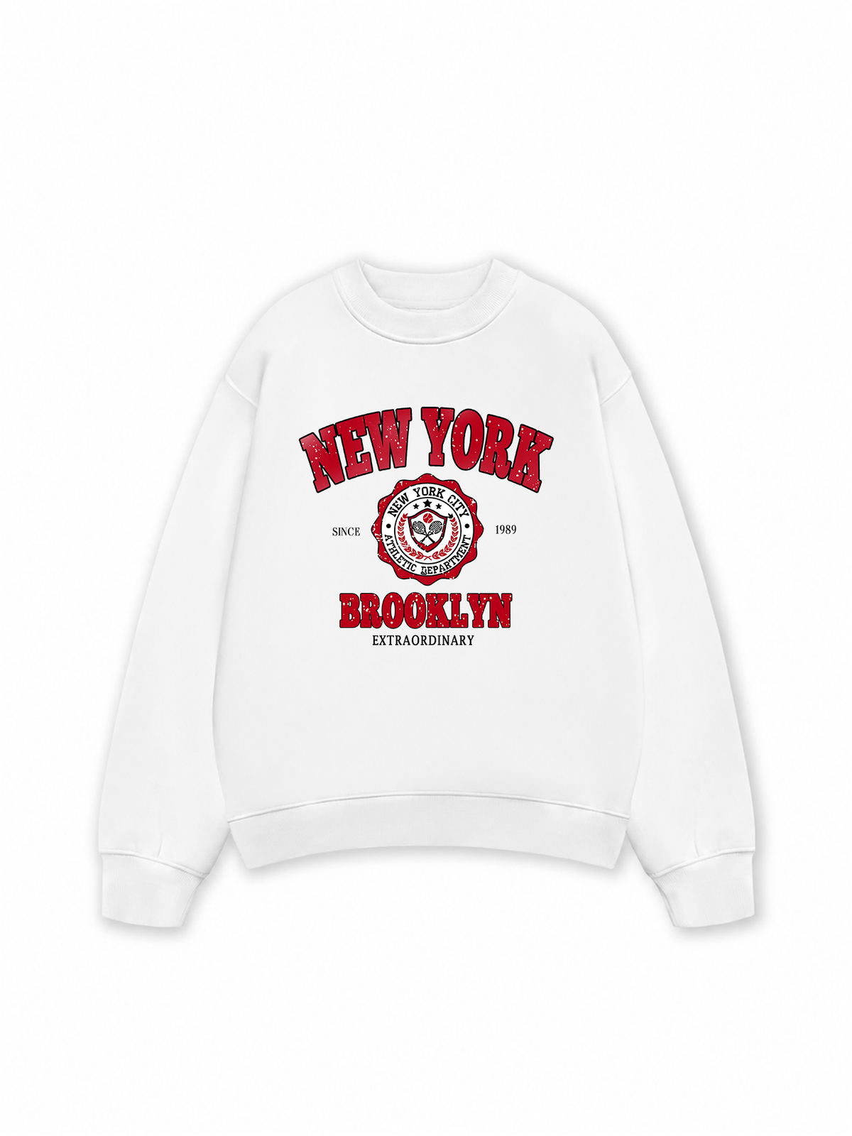 Áo Sweater Nỉ Hai Da Brooklyn