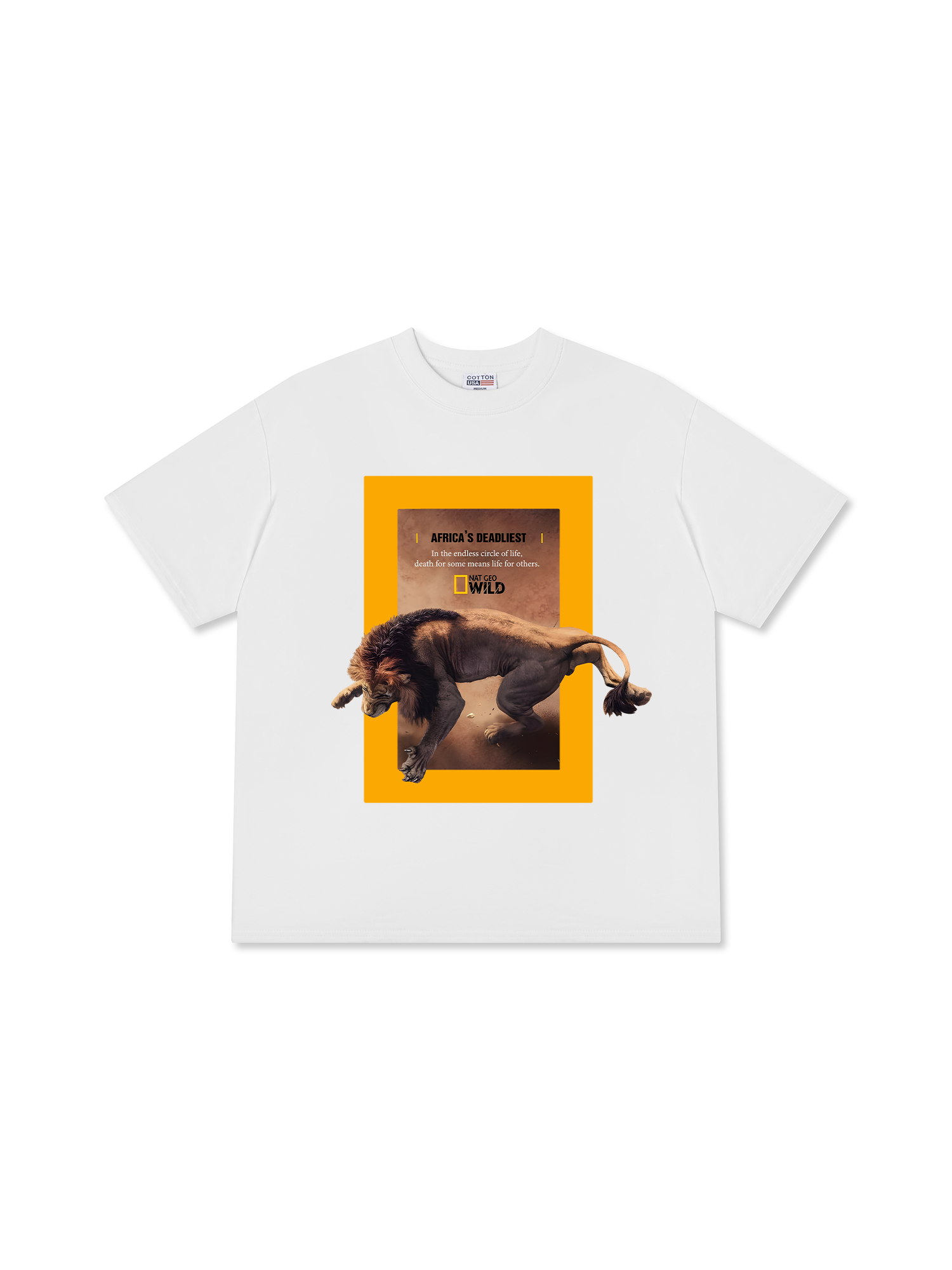 Áo Thun Relaxed Fit Wild Life Africa's Deadliest