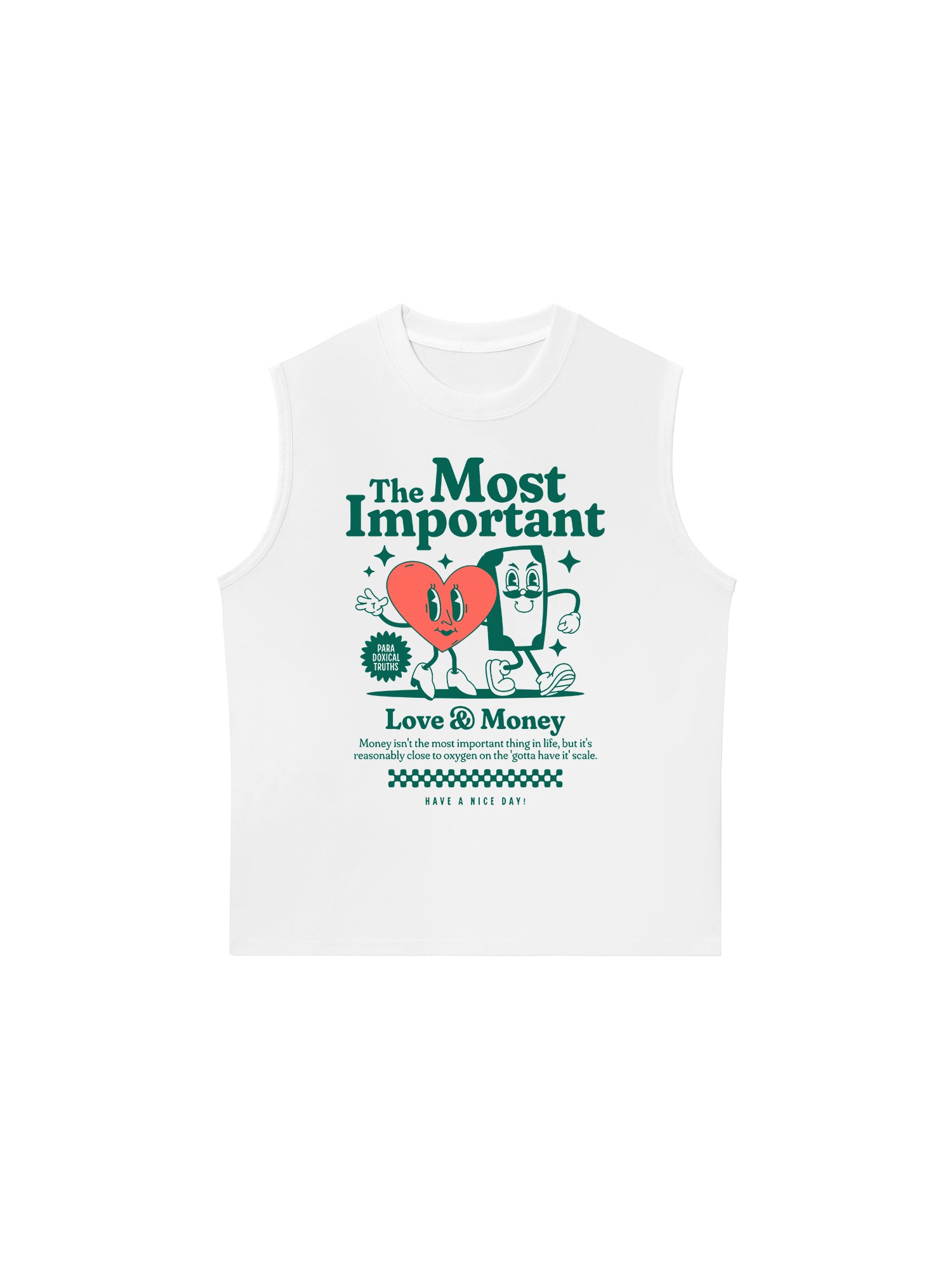 Áo Ba Lỗ Relaxed Fit Money The Most Important