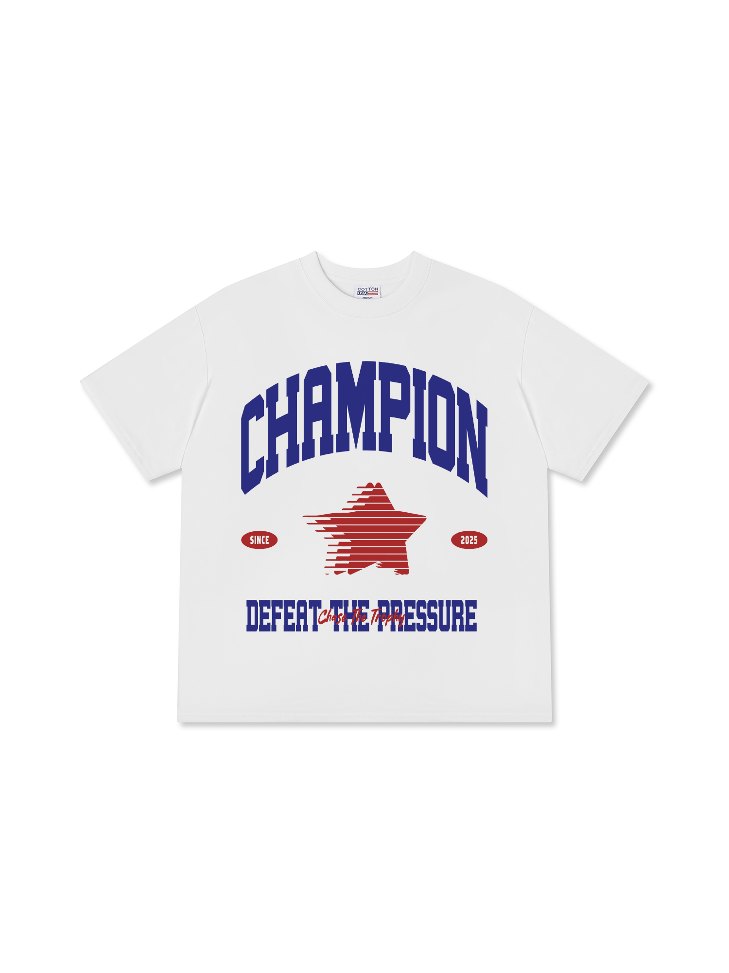 Áo Thun Relaxed Fit Champions Defeat The Pressure