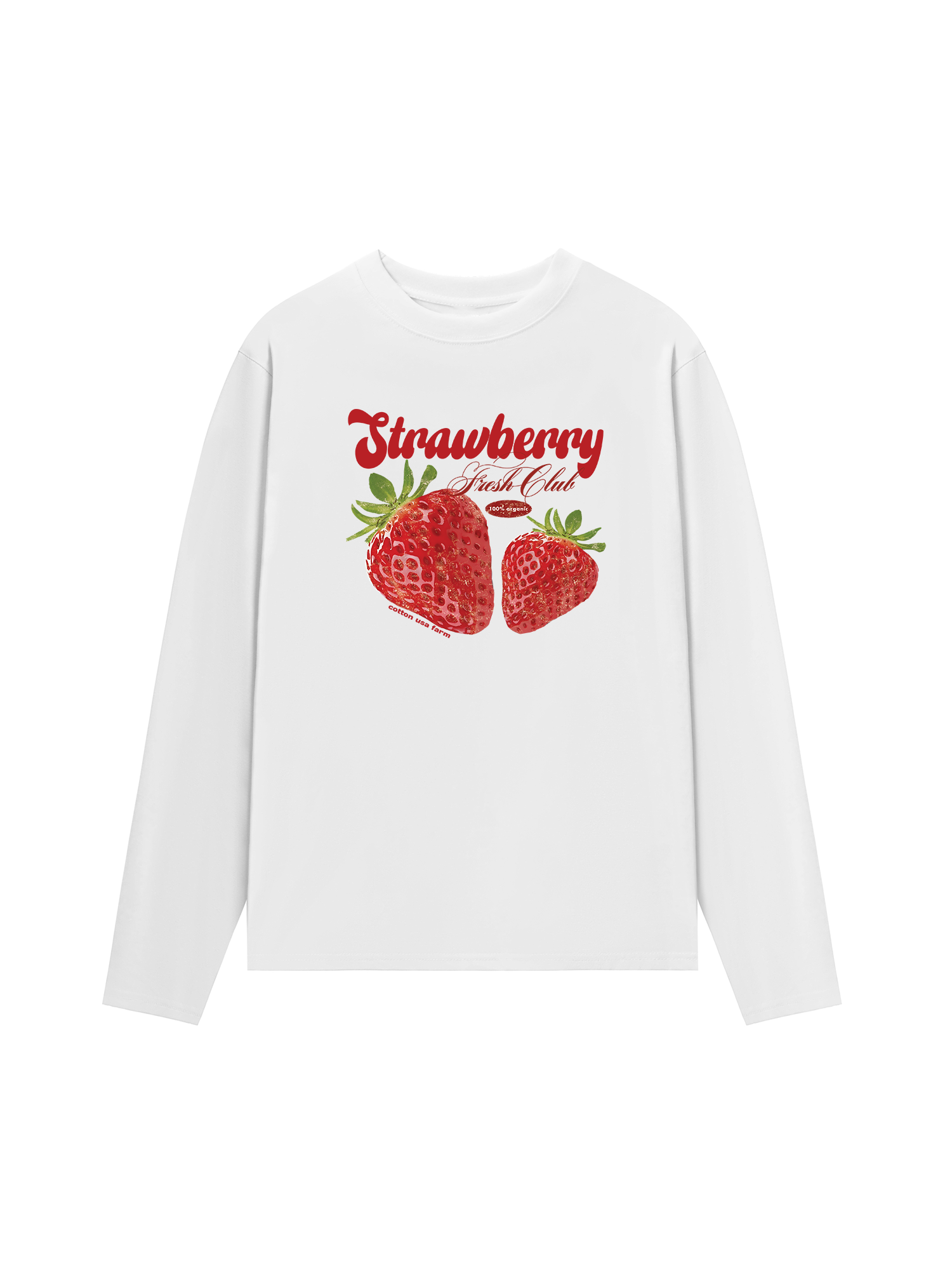 Áo Thun Dài Tay Tropical Strawberry Fresh Club