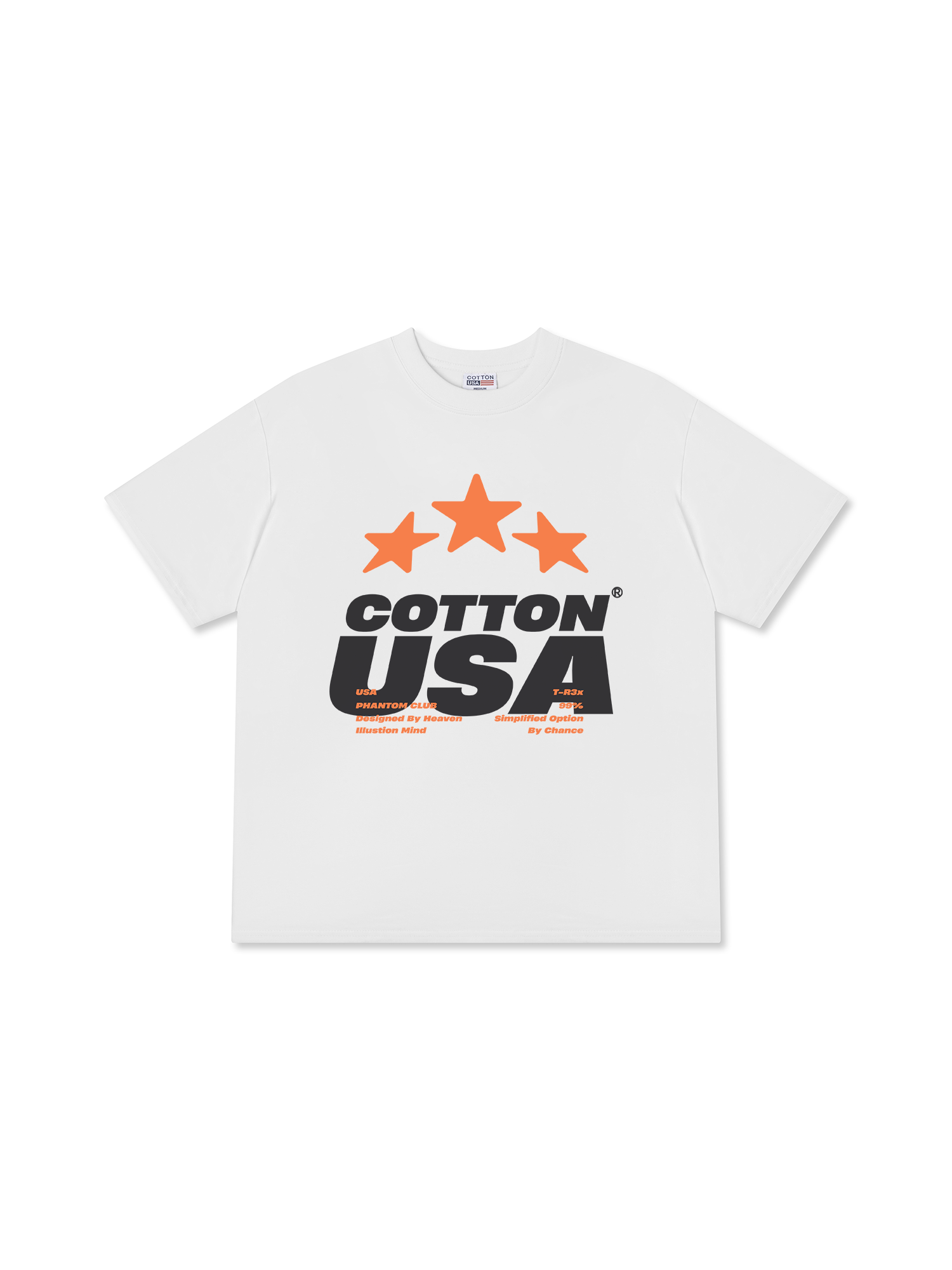 Áo Thun Relaxed Fit USA Fliction Star