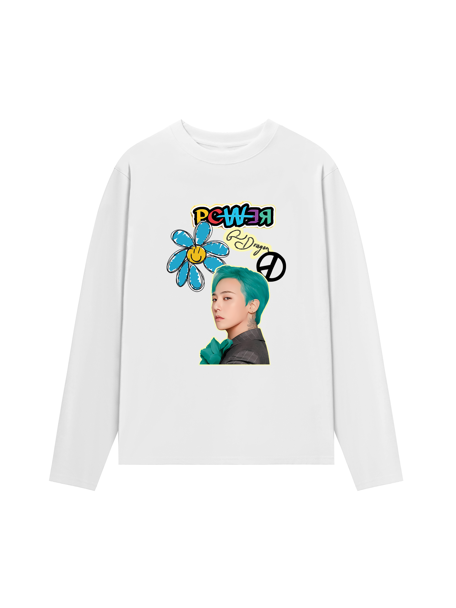 Áo Thun Dài Tay Idol Gradon Power BLue