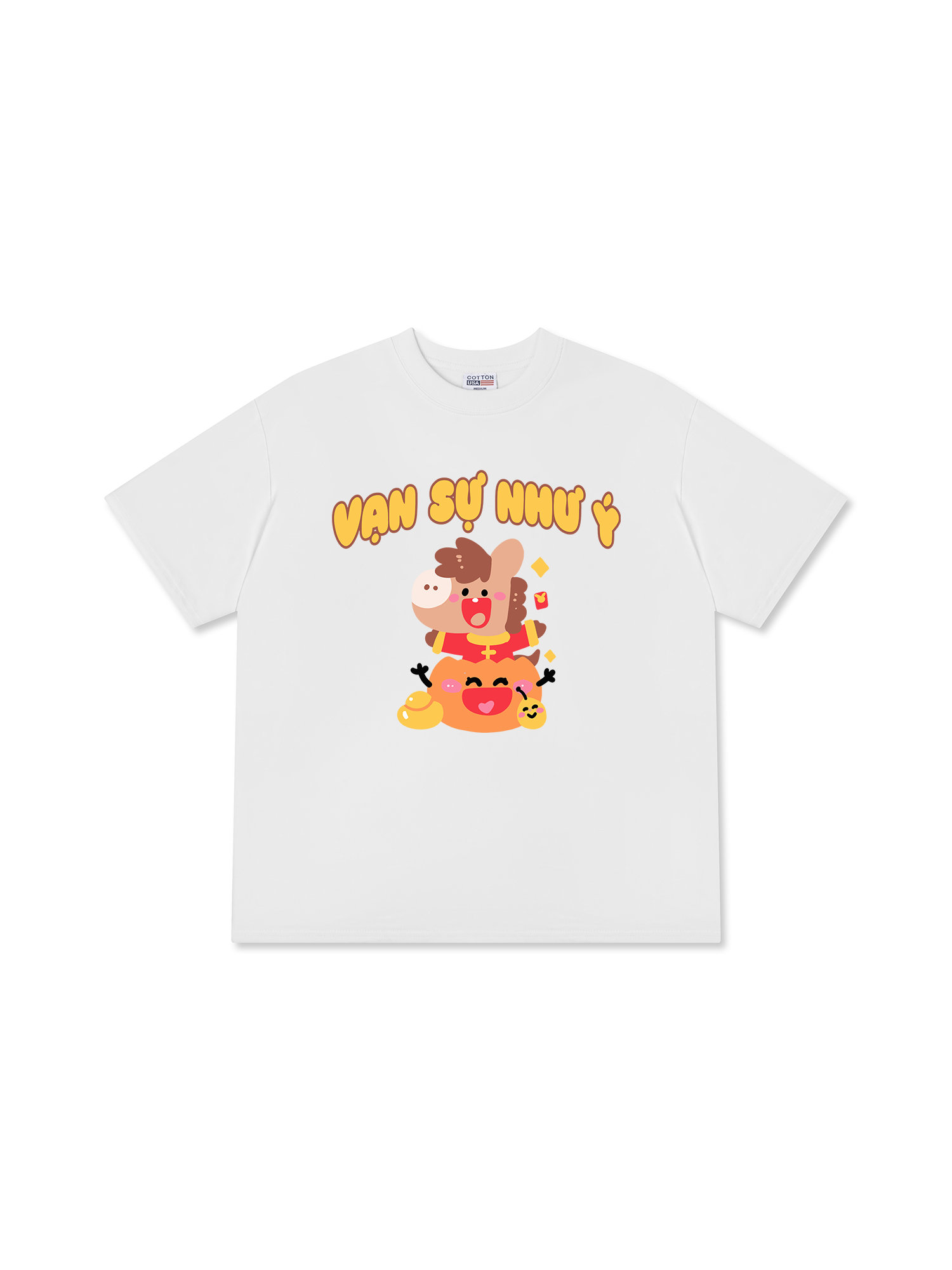 Áo Thun Relaxed Fit Vạn Sự Như Ý