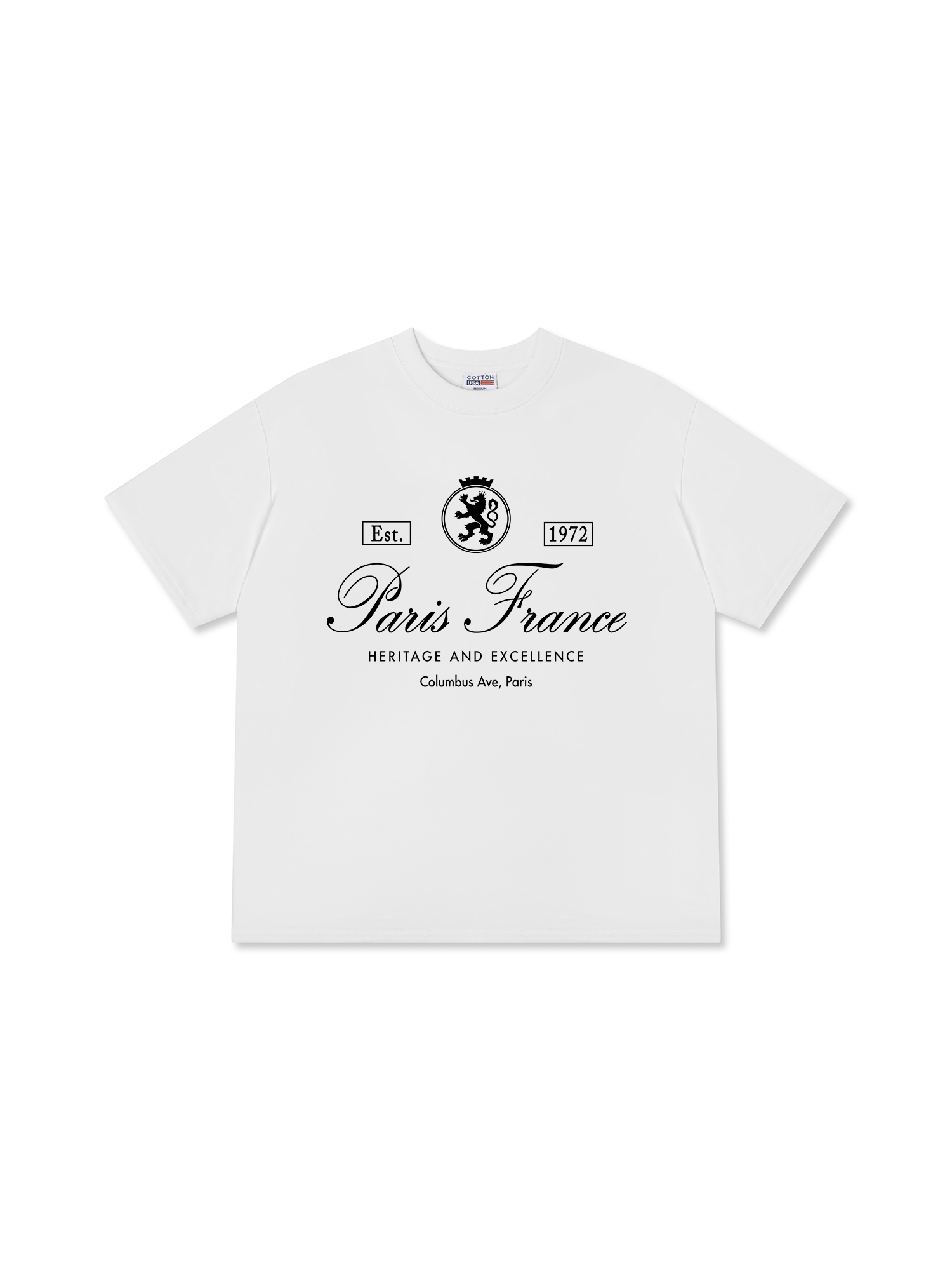 Áo Thun Relaxed Fit Vintage Paris France