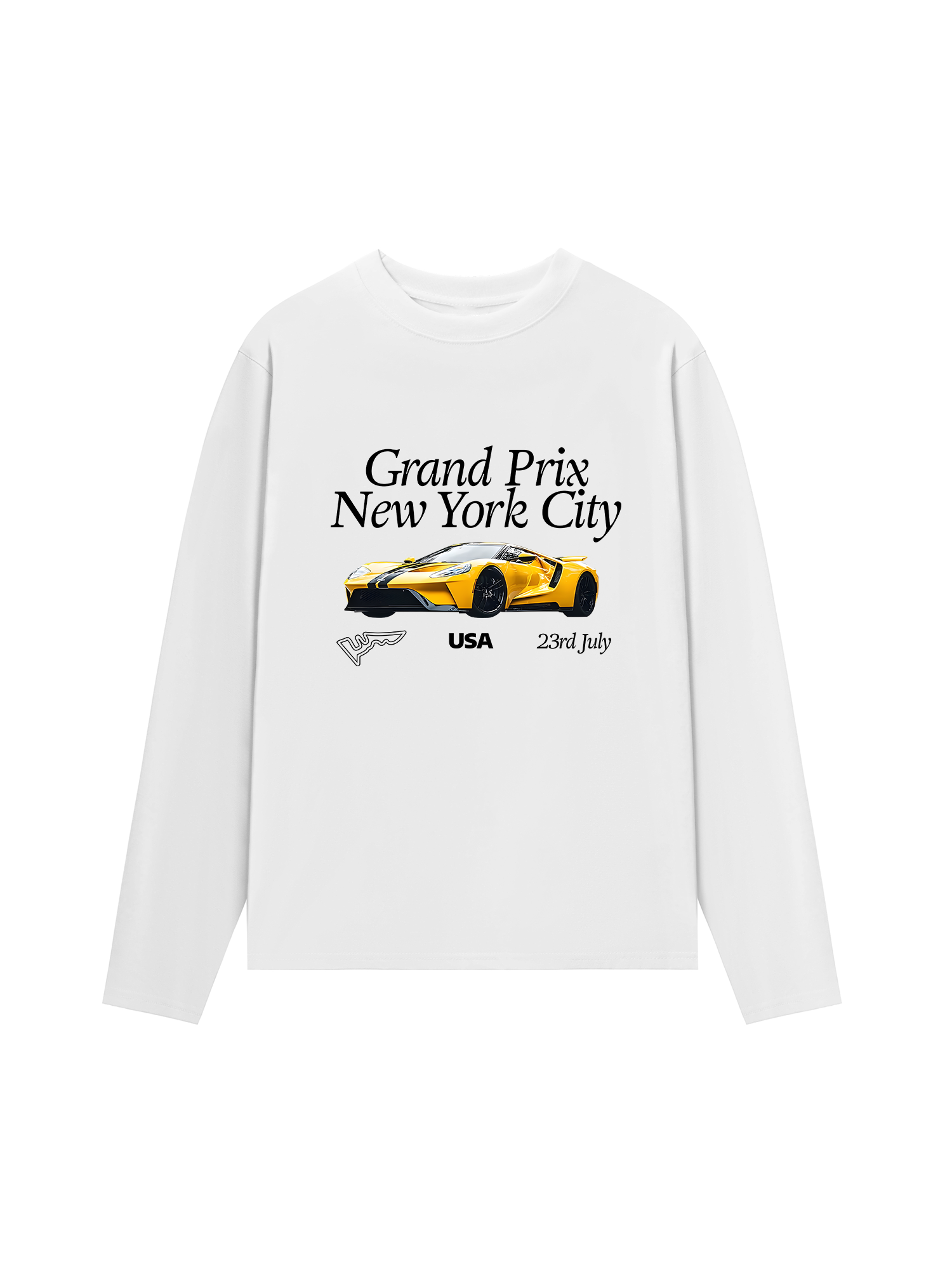 Áo Thun Dài Tay Ferrari Grand Prix