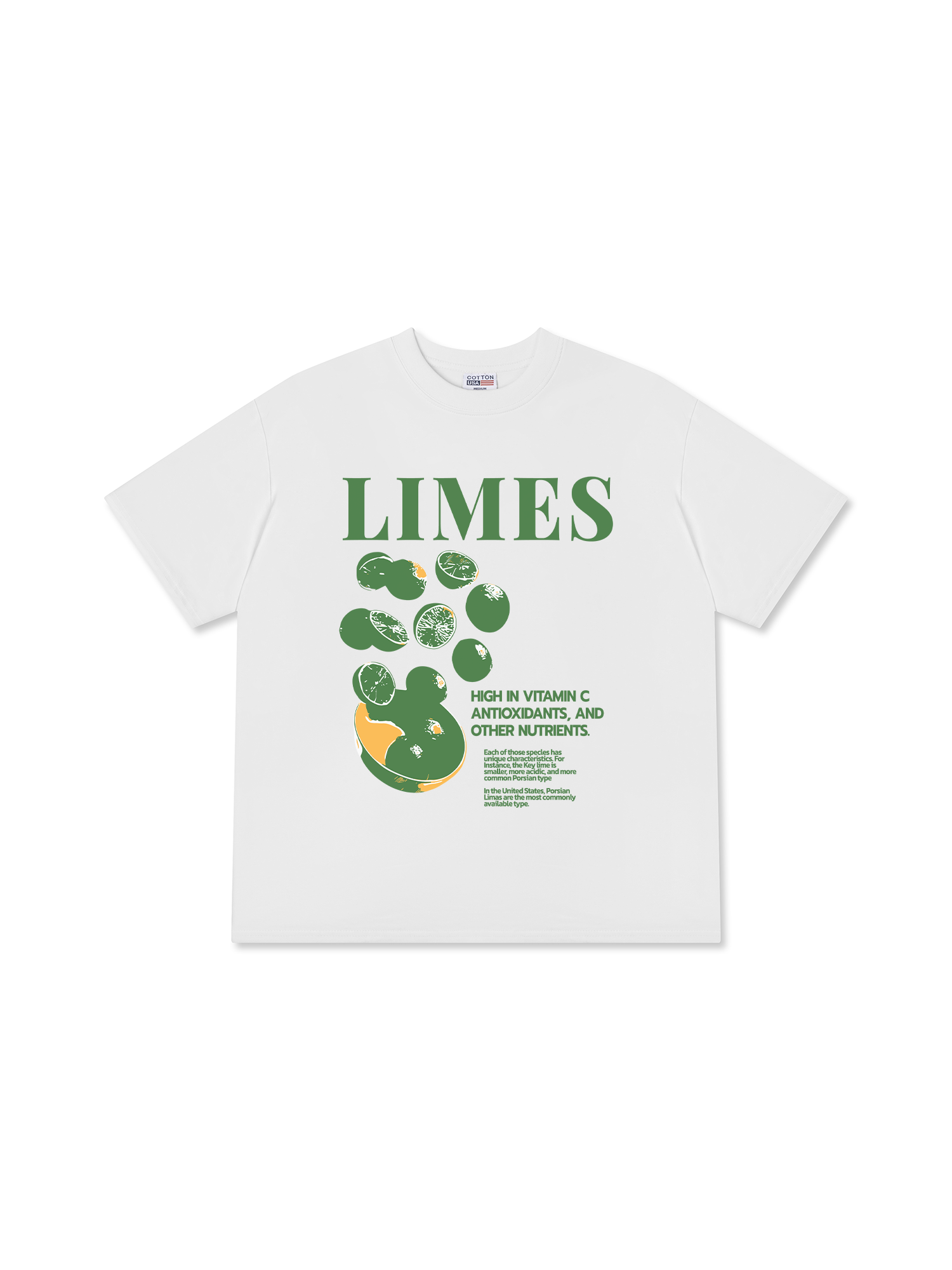 Áo Thun Relaxed Fit Tropical Bowl Of Limes