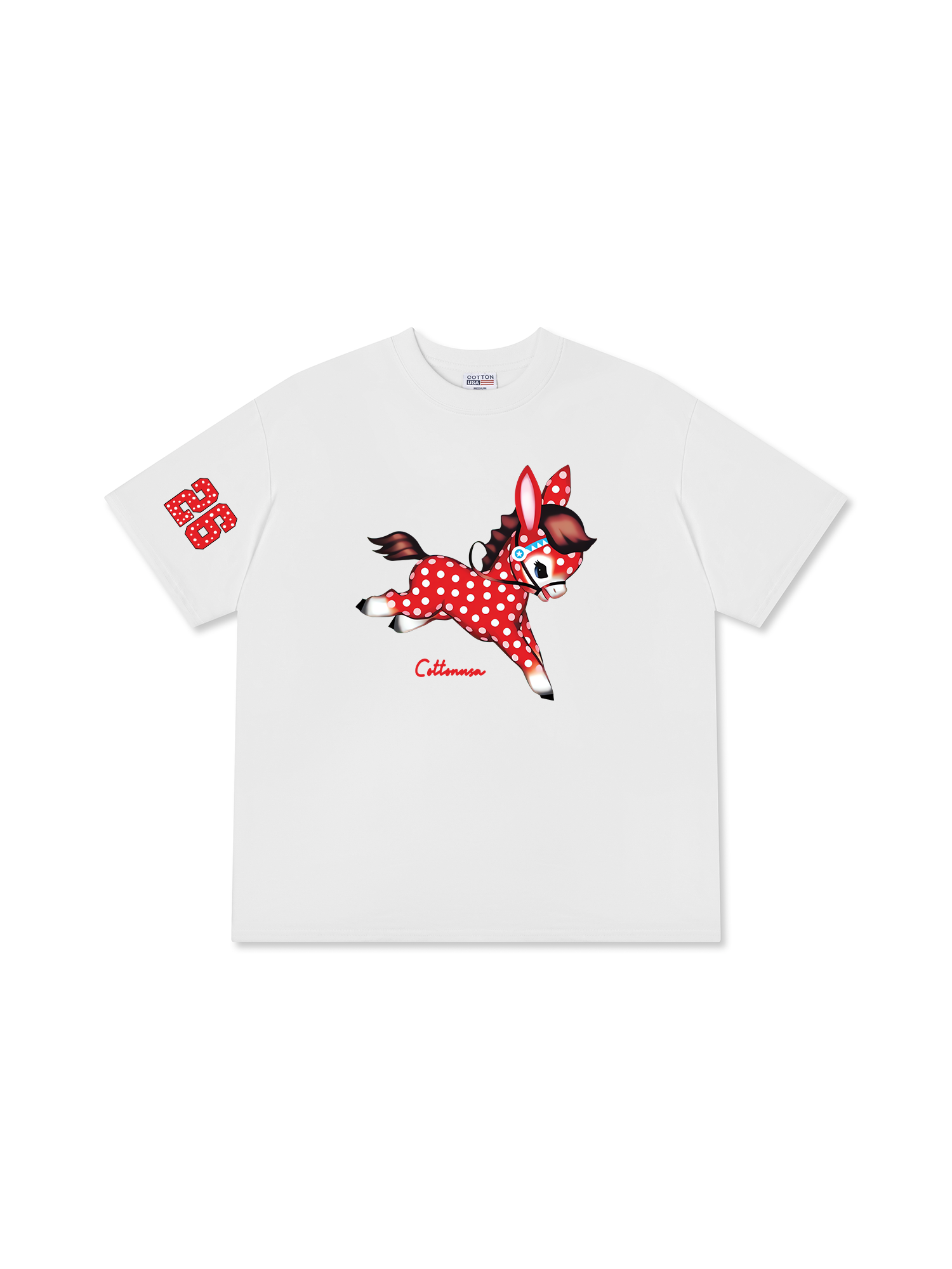 Áo Thun Relaxed Fit Dots Horse