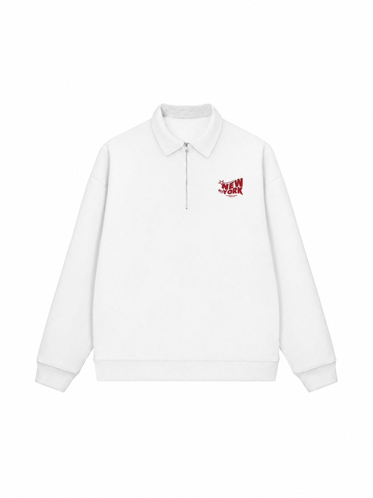 Áo Sweater Polo Nỉ Hai Da City Red Fashion
