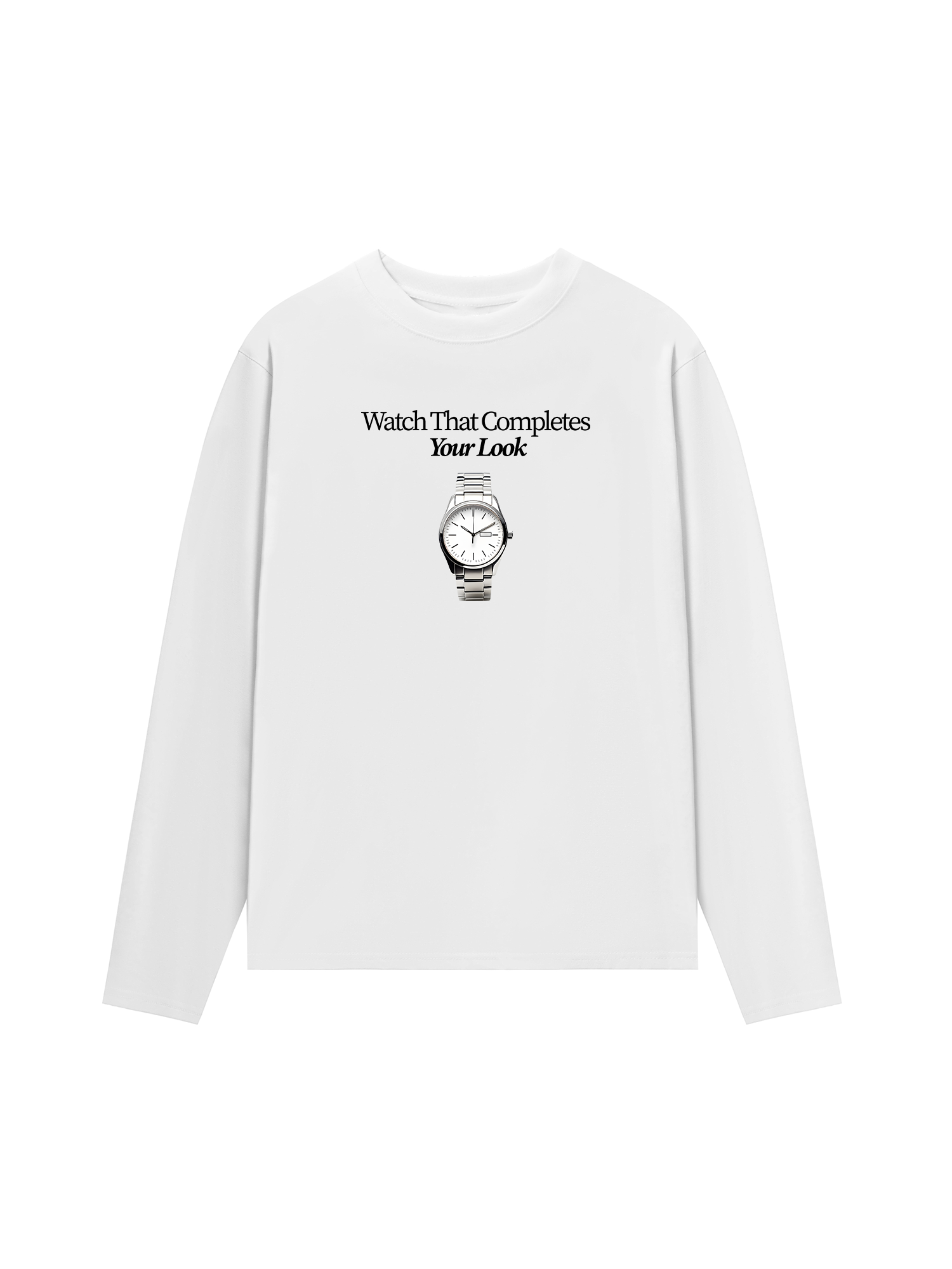 Áo Thun Dài Tay Watch That Completes