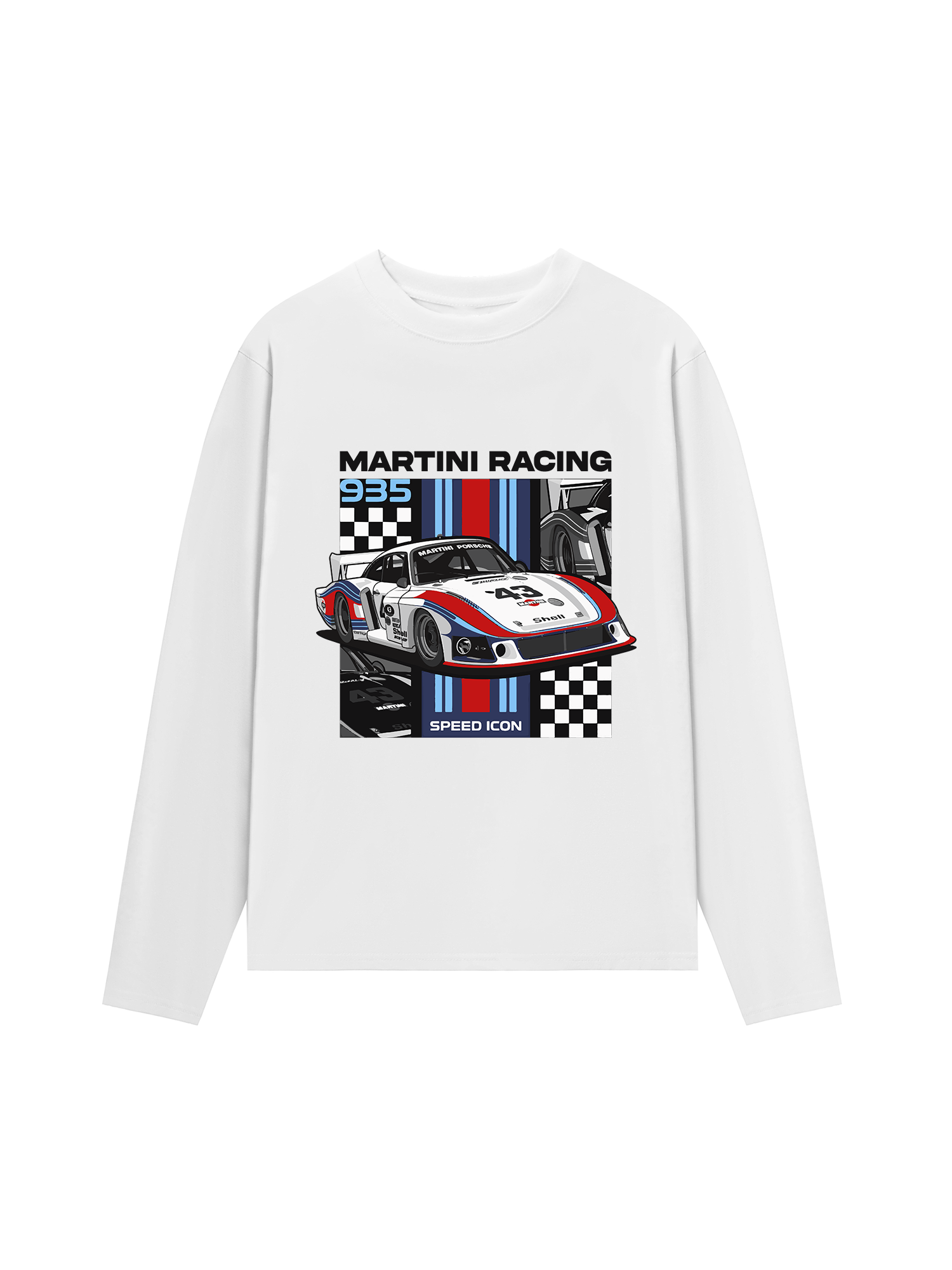 Áo Thun Dài Tay Porsche 935 Martini Racing