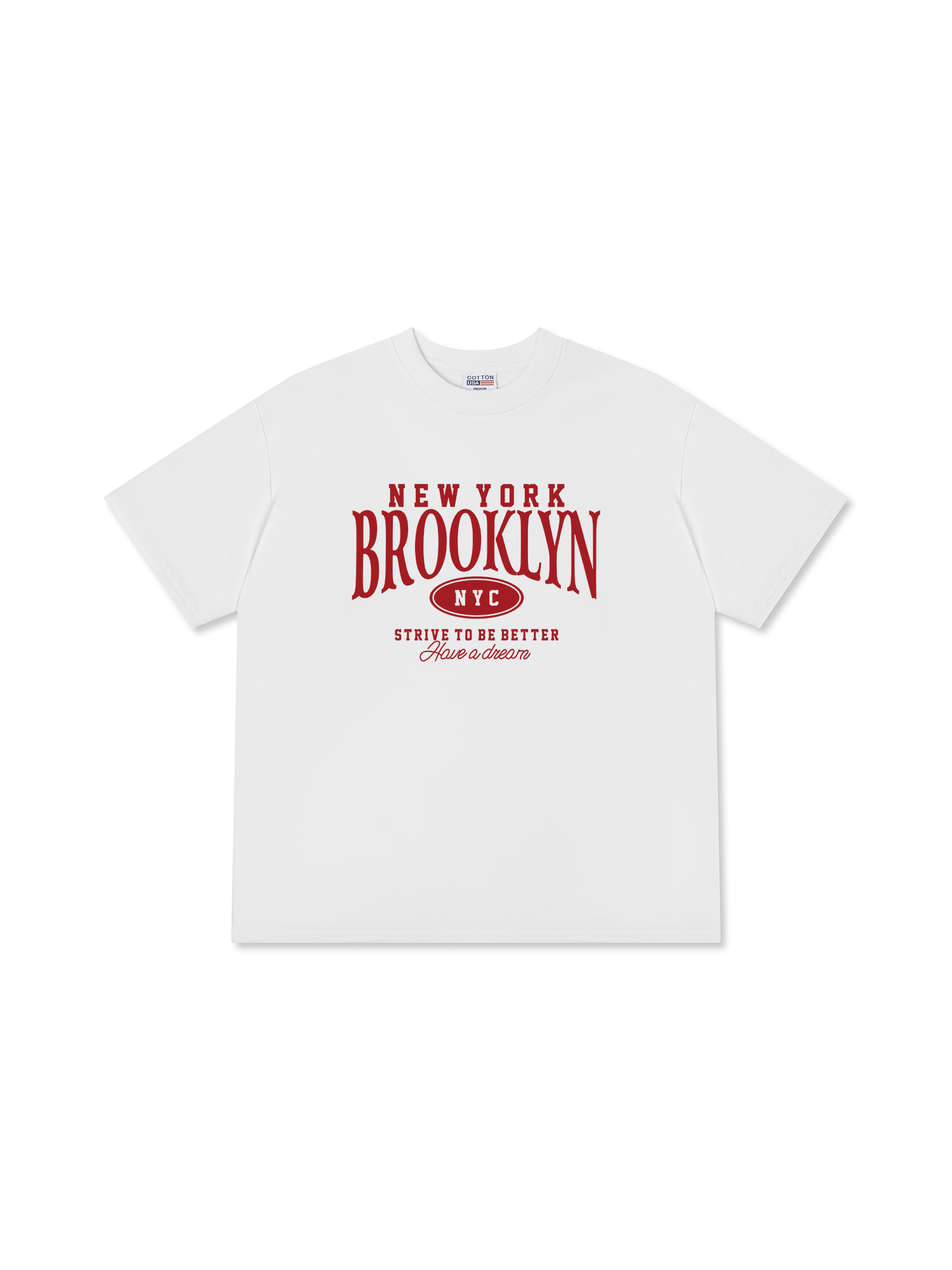 Áo Thun Relaxed Fit City New York Brooklyn
