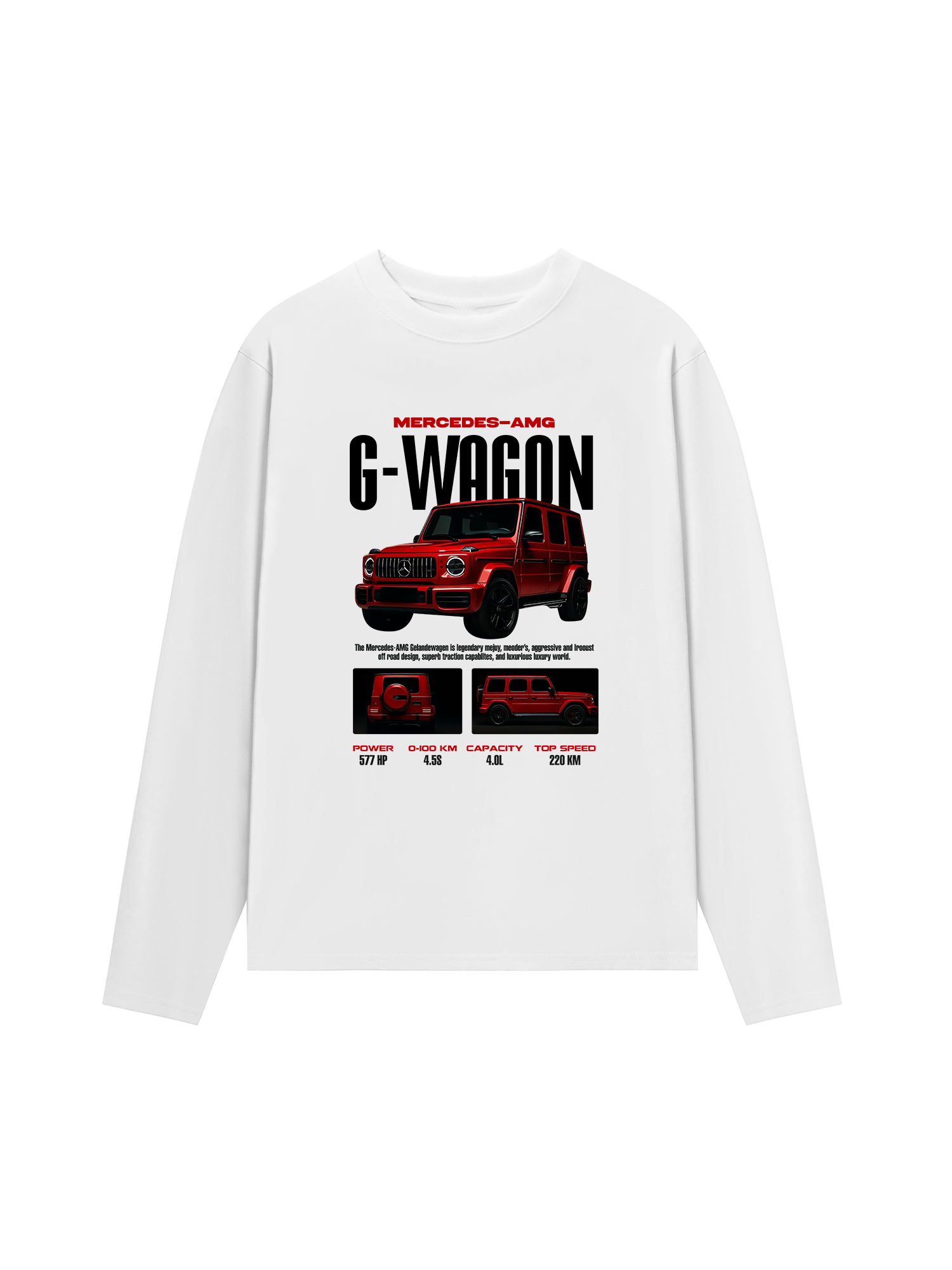 Áo Thun Dài Tay Mercedes AMG G Wagon