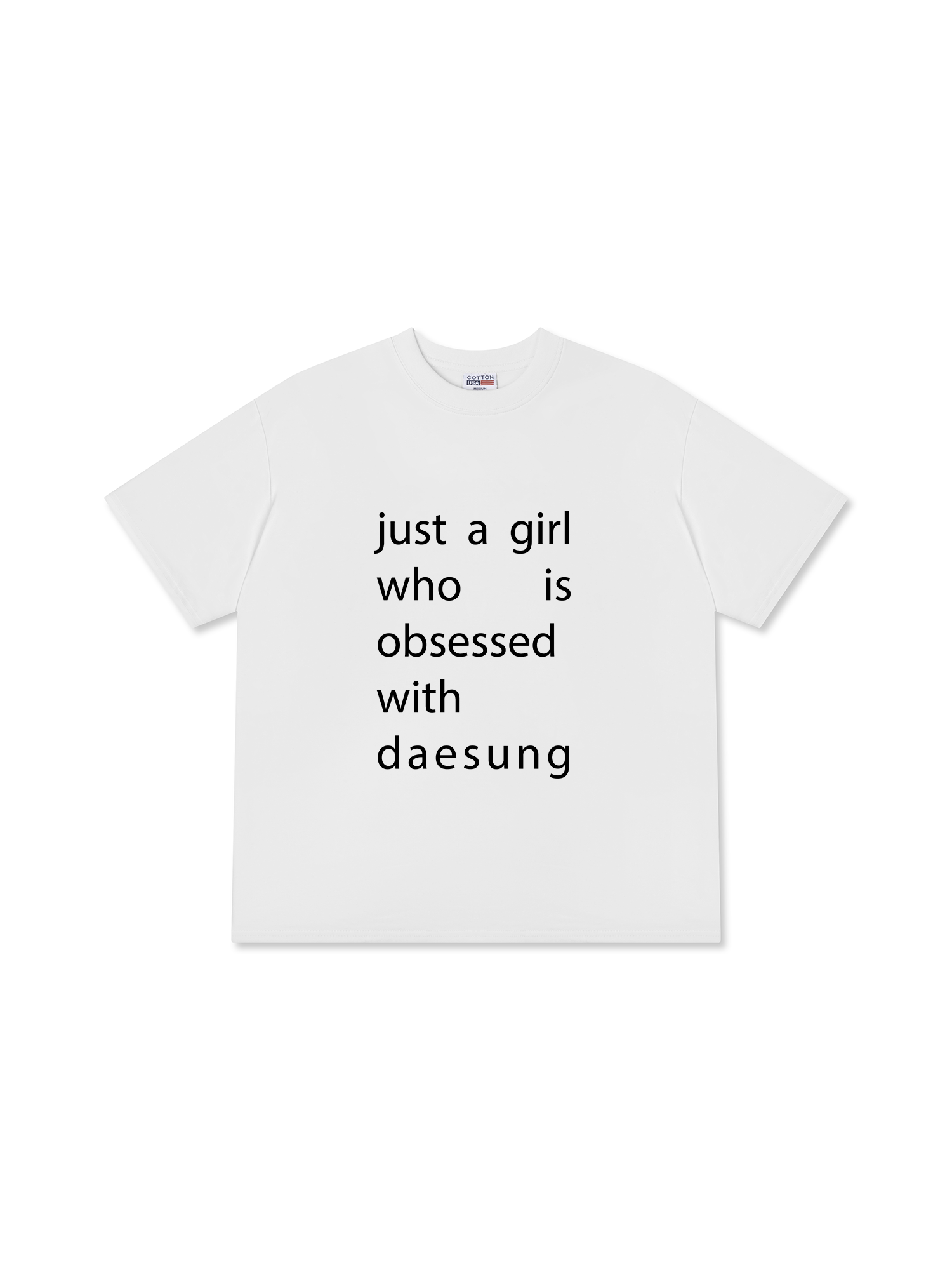 Áo Thun Relaxed Fit Idols Just A Girl Who Is Obsessed Daesung