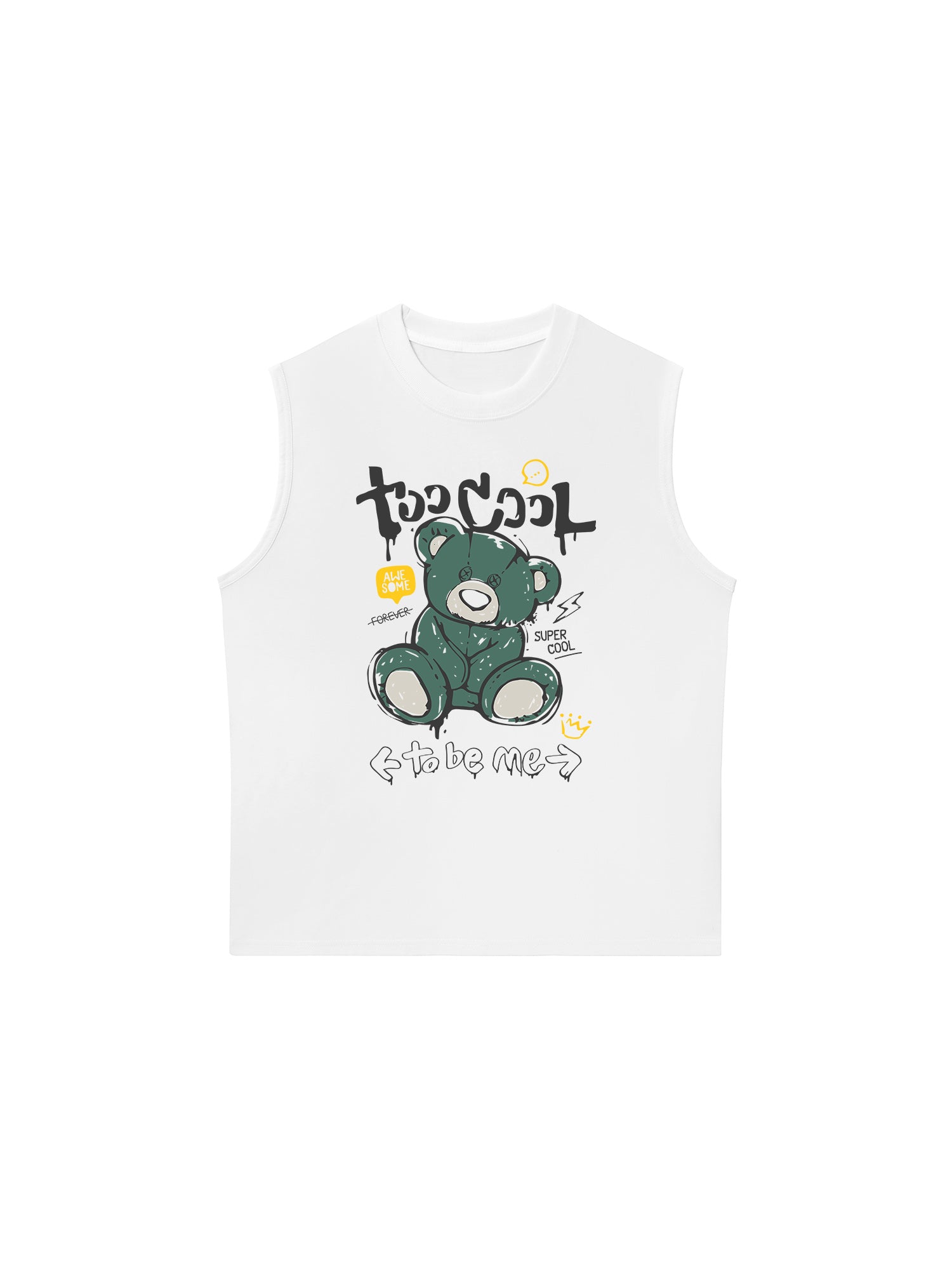 Áo Ba Lỗ Relaxed Fit Too Cool To Be Me