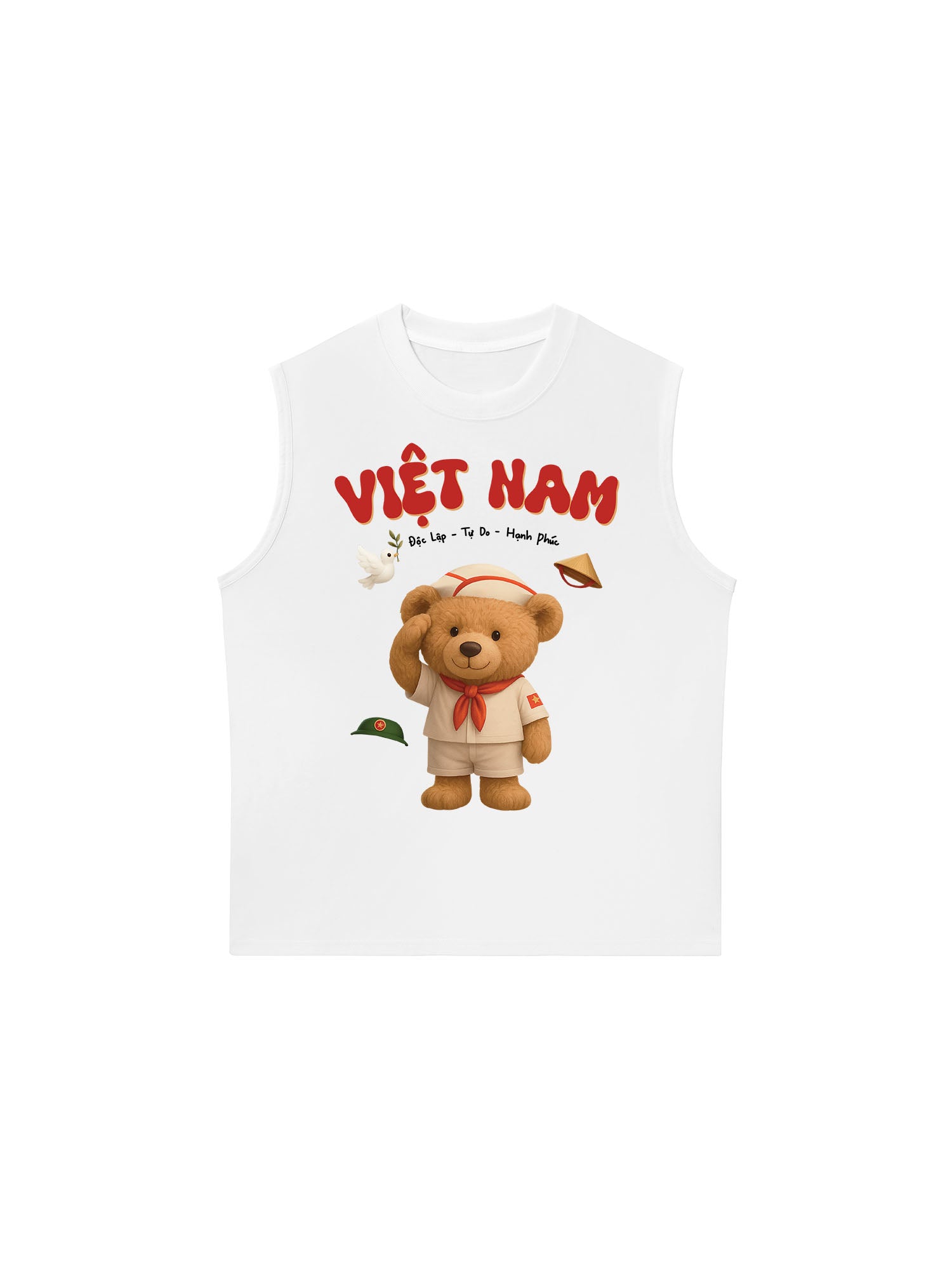 Áo Ba Lỗ Relaxed Fit Việt Nam Teddy