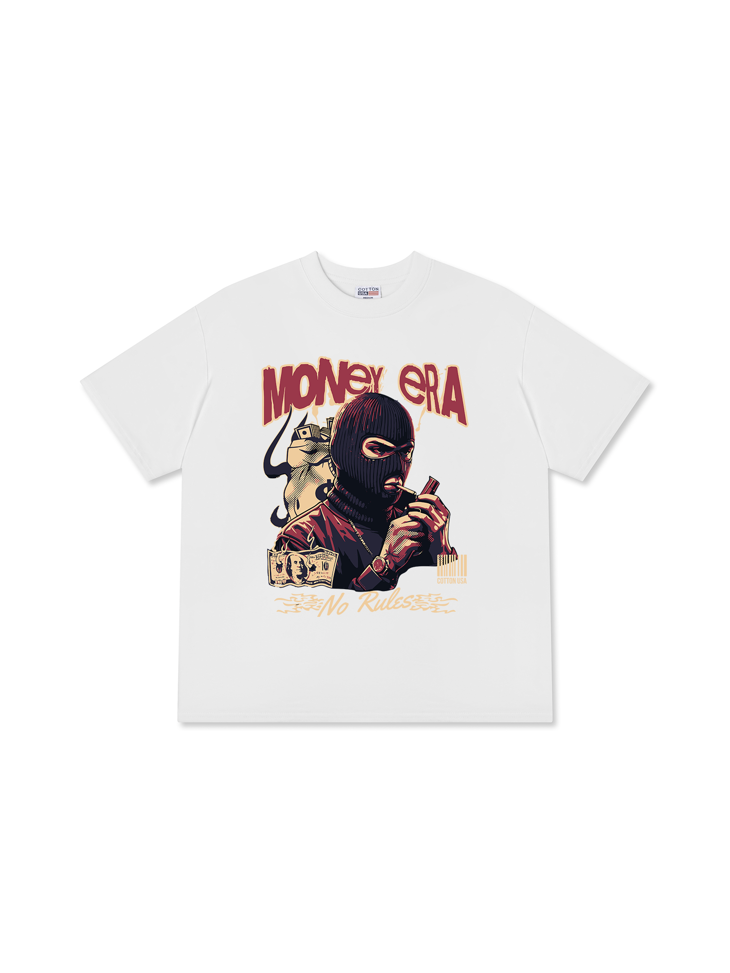 Áo Thun Relaxed Fit Money Era No Rules