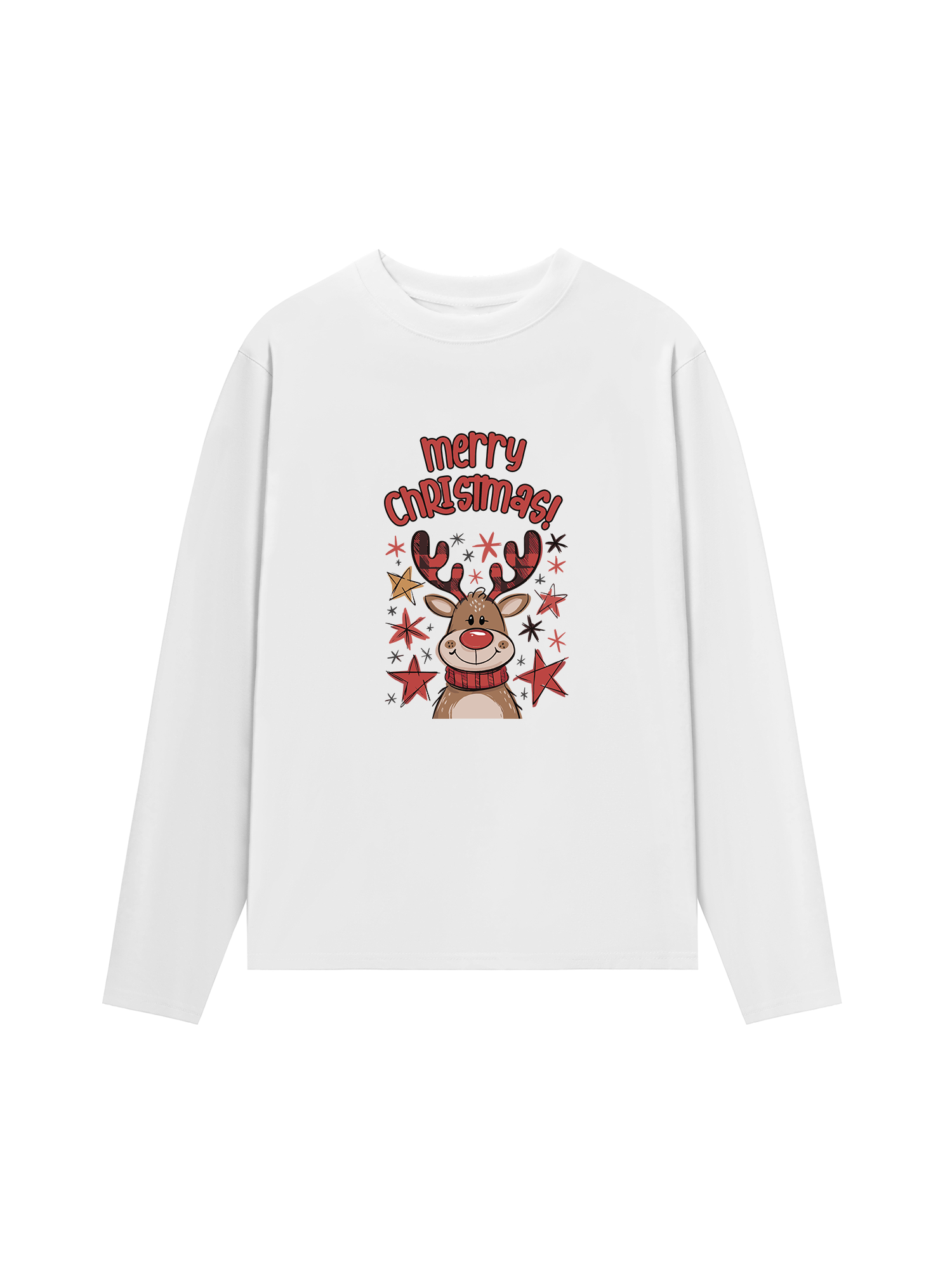 Áo Thun Dài Tay Reindeer Xmas