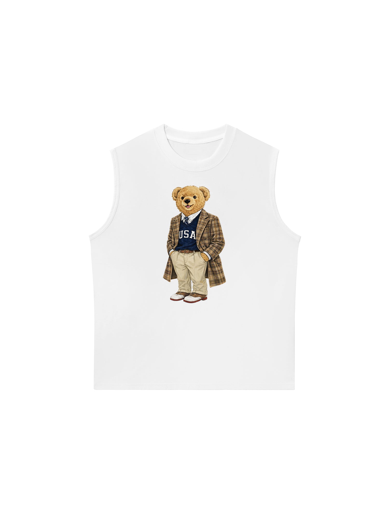 Áo Ba Lỗ Relaxed Fit Bear One