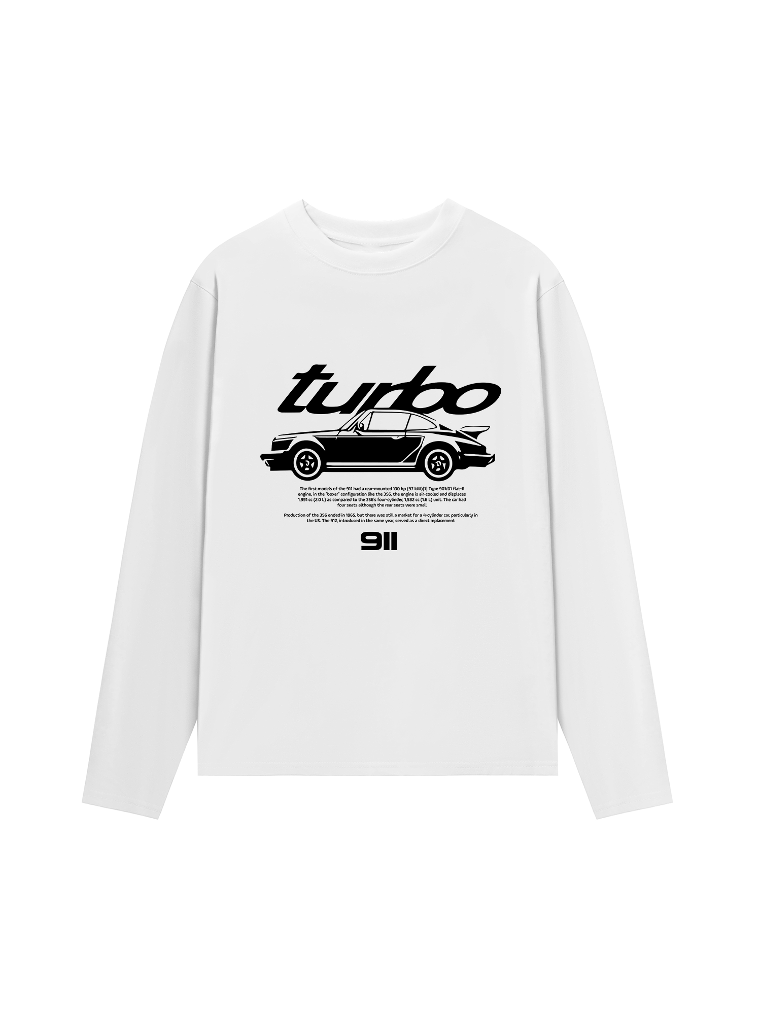 Áo Thun Dài Tay Porsche Classic 911 Turbo