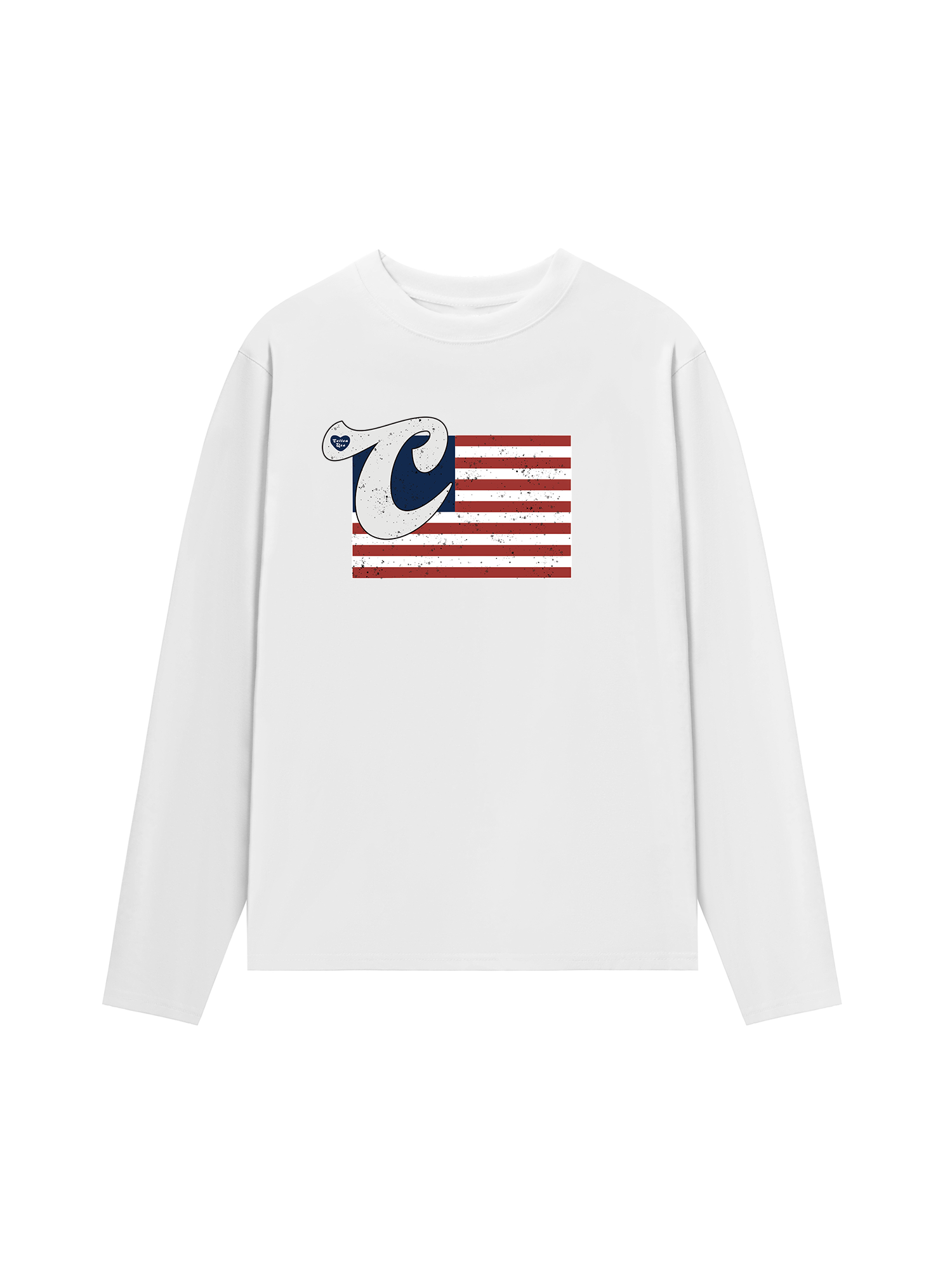 Áo Thun Dài Tay USA Vintage Flag