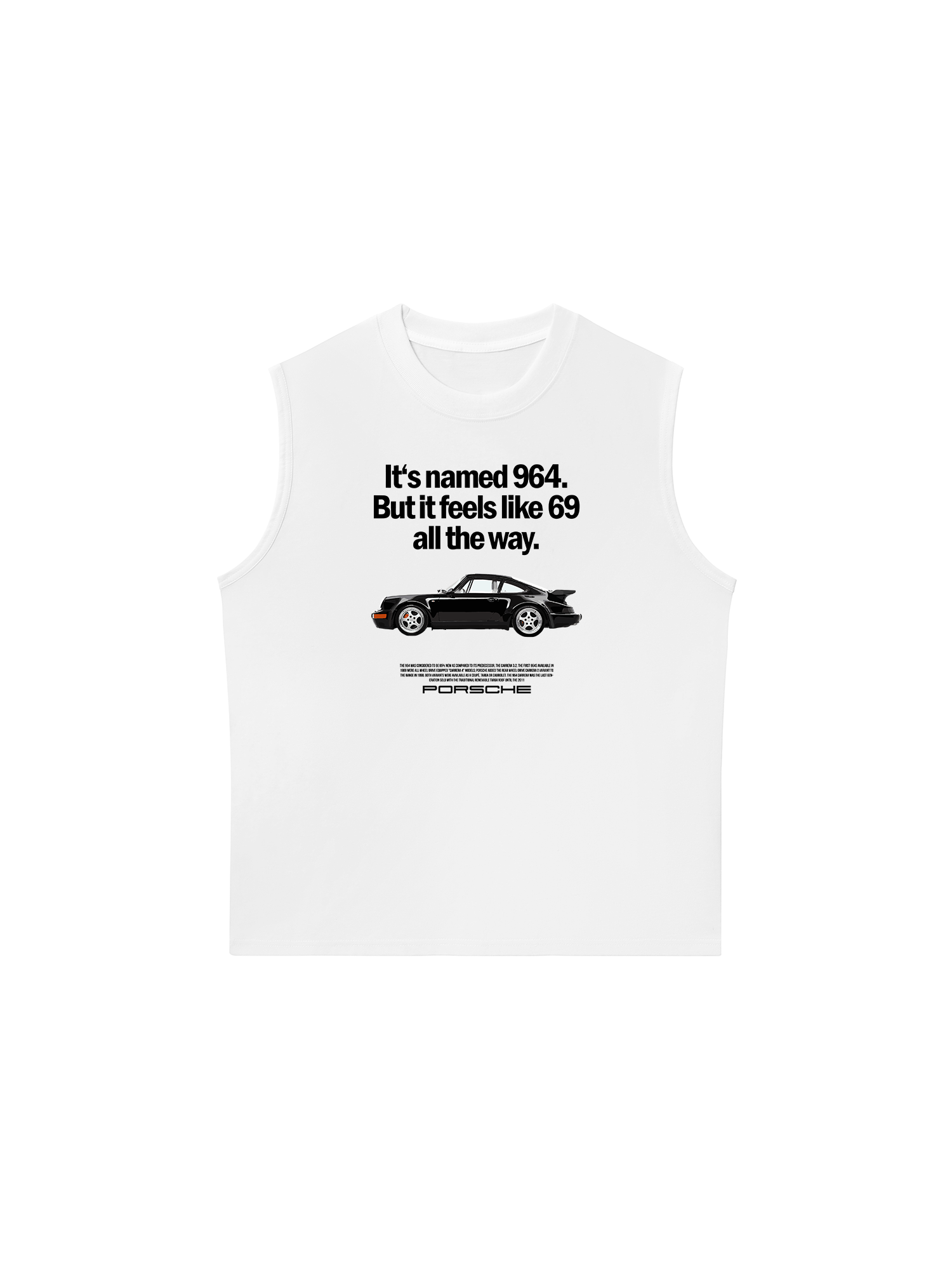 Áo Ba Lỗ Relaxed Fit Porsche It Feel Like 69