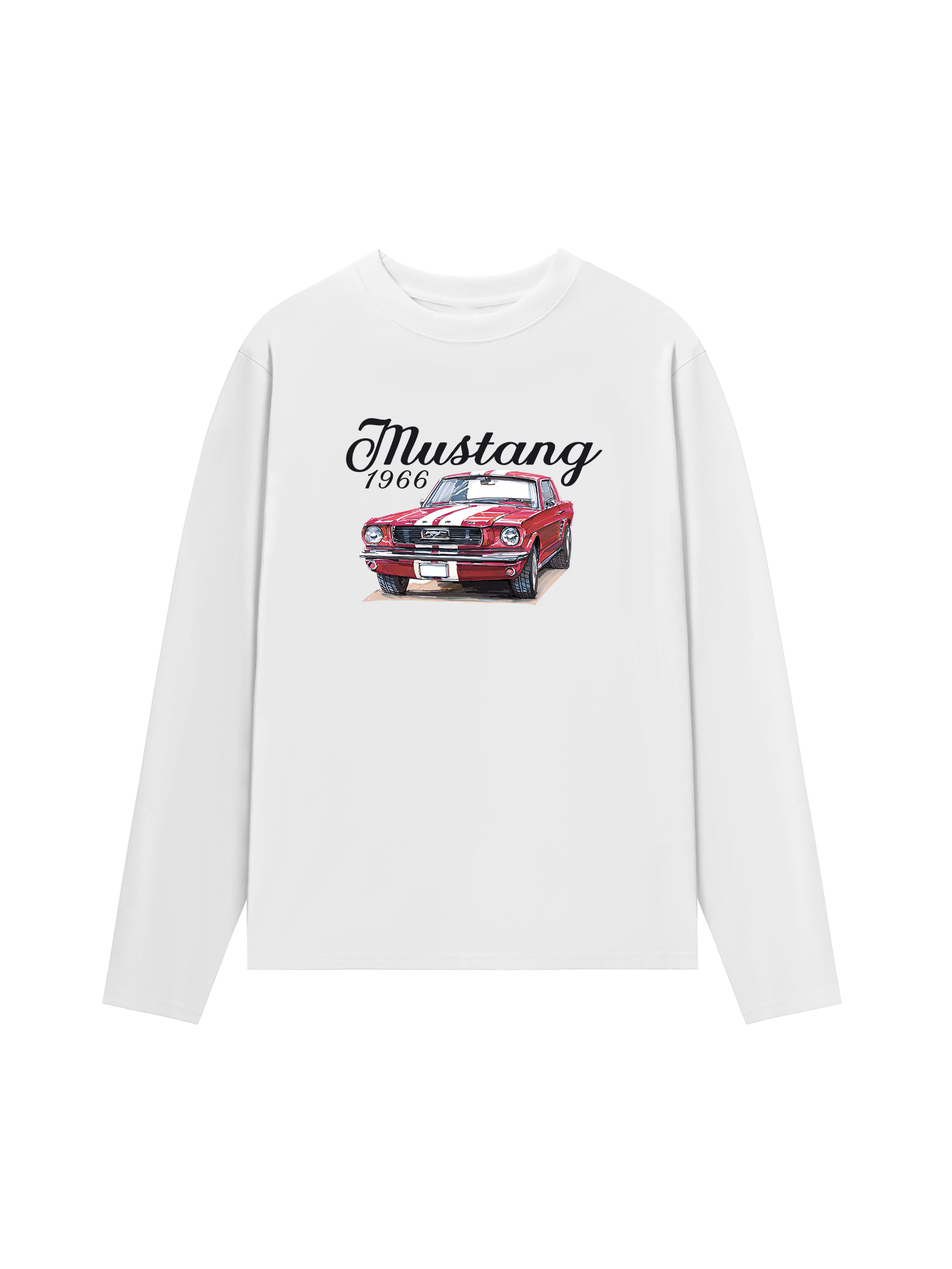 Áo Thun Dài Tay Ford Mustang 1966