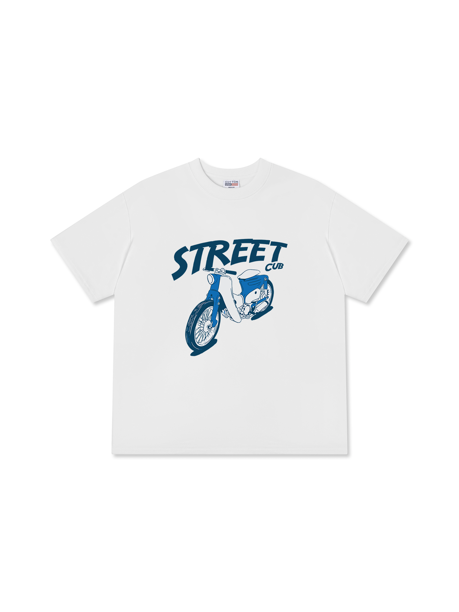 Áo Thun Relaxed Fit Motorbike Street Cub