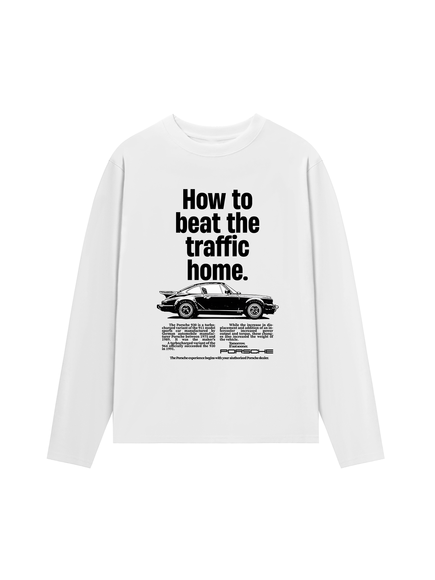 Áo Thun Dài Tay Porsche How To Beat