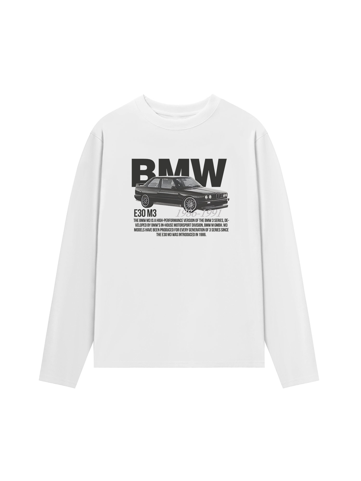 Áo Thun Dài Tay BMW E30 M3