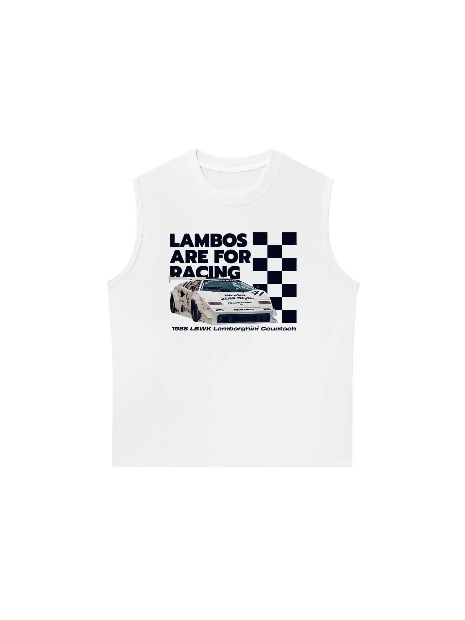 Áo Ba Lỗ Relaxed Fit Lamborghini Are For Racing