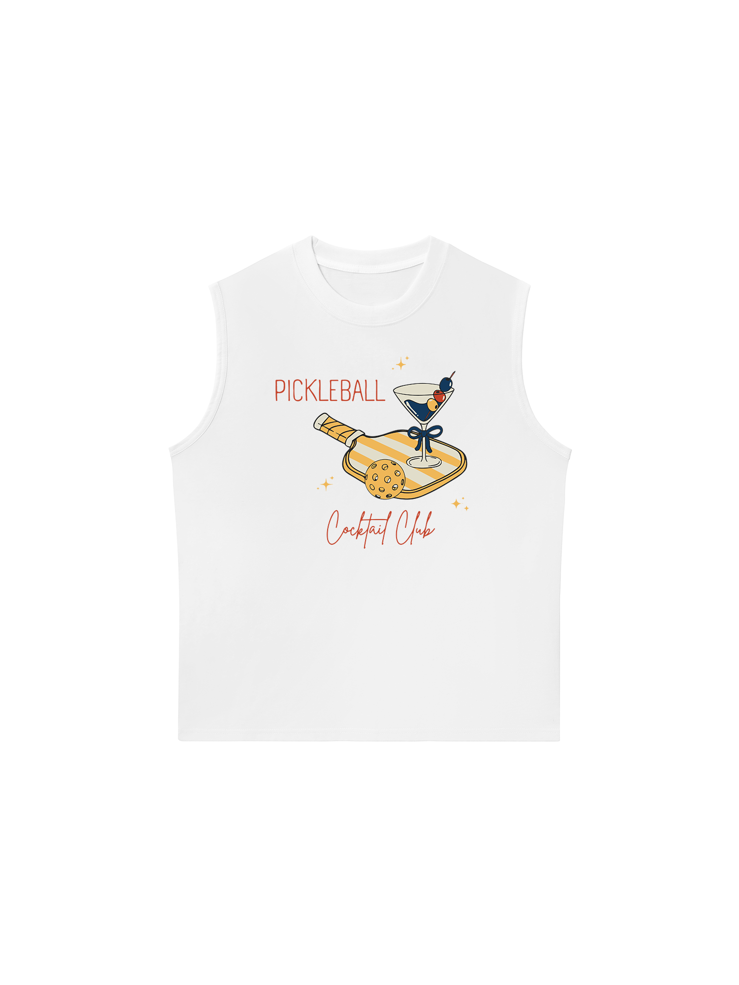 Áo Ba Lỗ Relaxed Fit Pickleball Cocktail Club