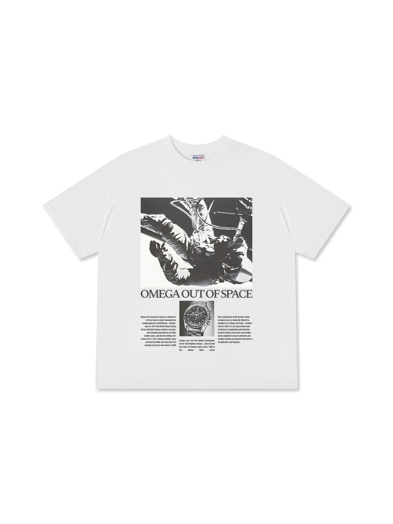 Áo Thun Relaxed Fit Watch Omega Out Of Space