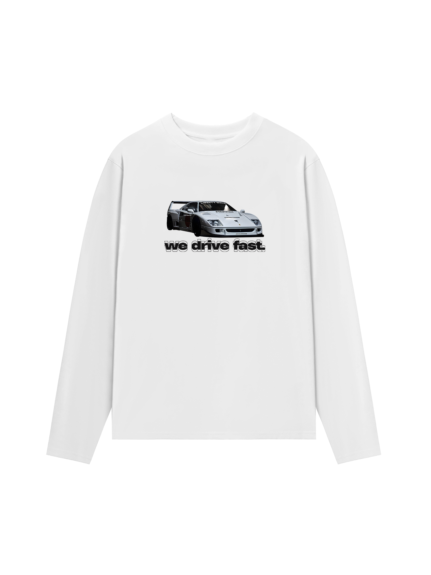 Áo Thun Dài Tay Ferrari We Drive Fast