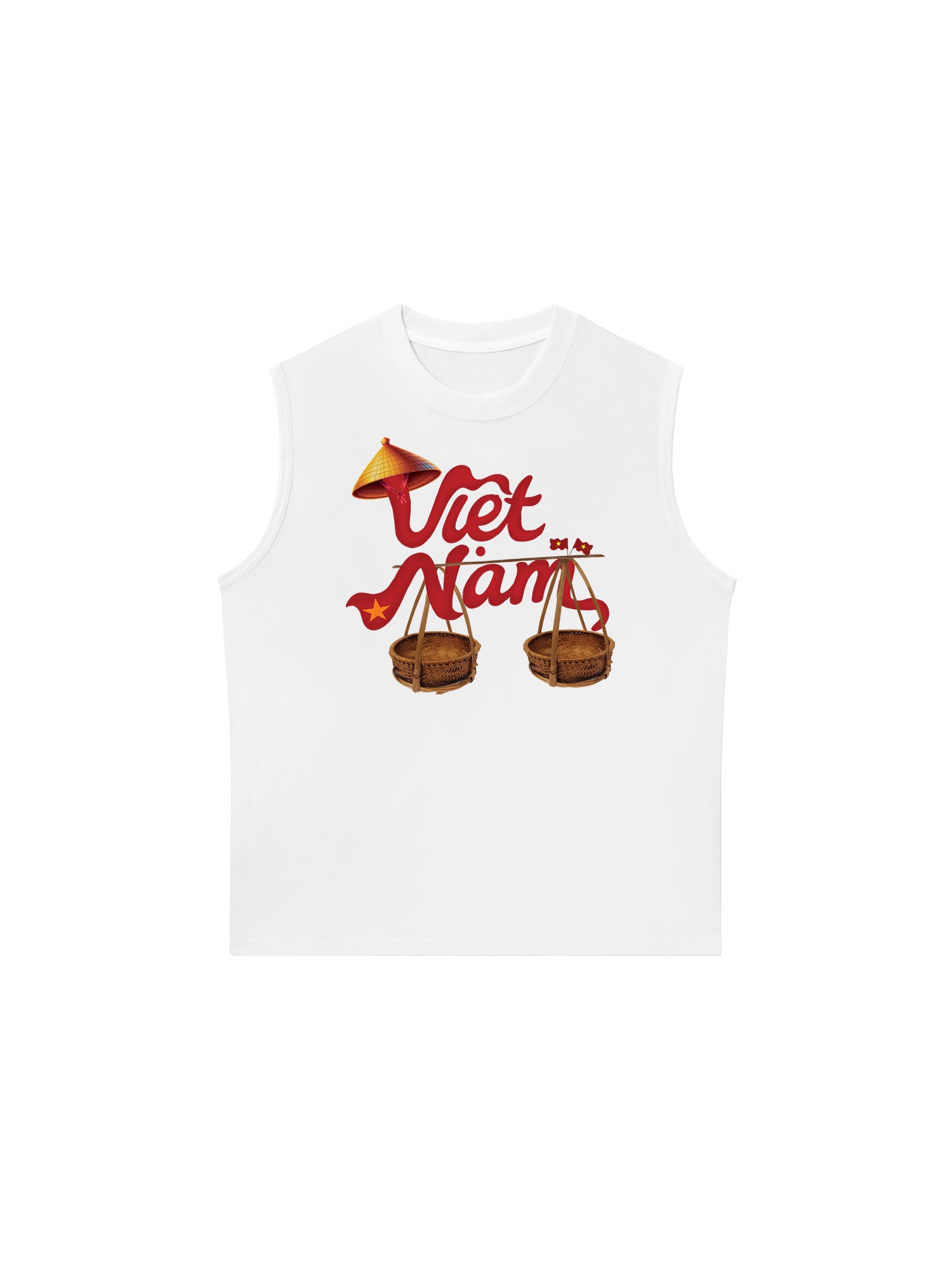 Áo Ba Lỗ Relaxed Fit Việt Nam Xưa