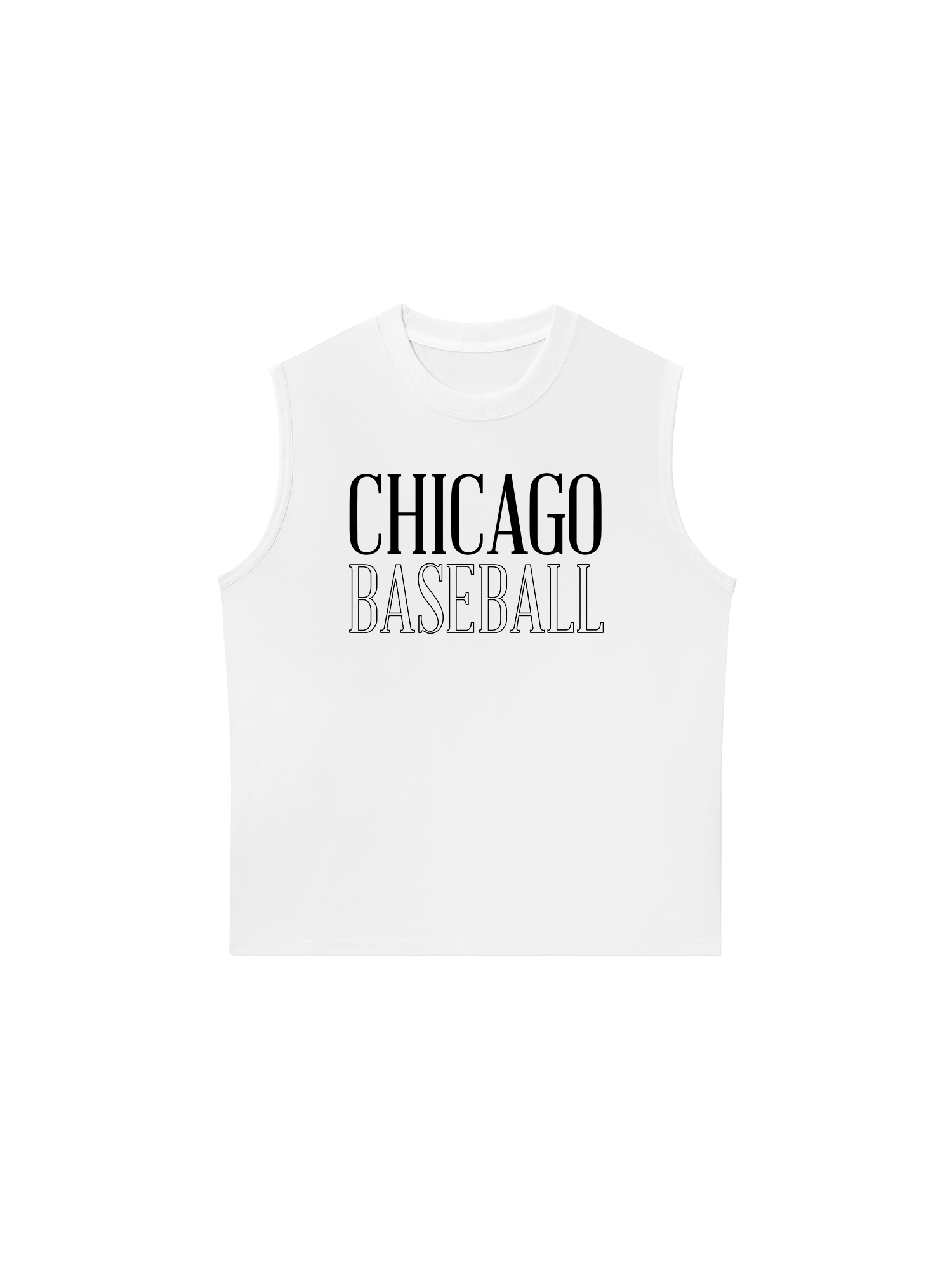 Áo Ba Lỗ Relaxed Fit Baseball Basic Chicago