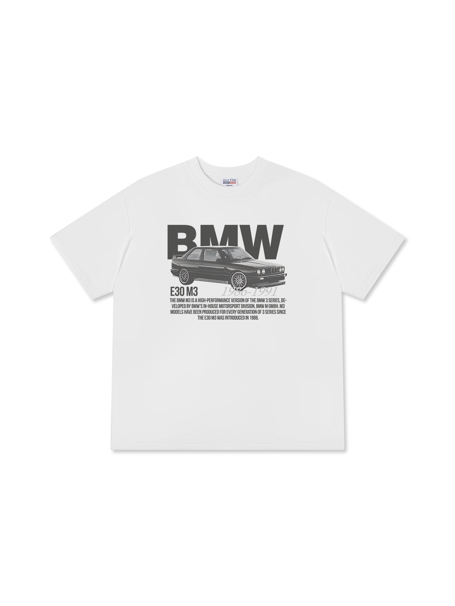 Áo Thun Relaxed Fit BMW E30 M3