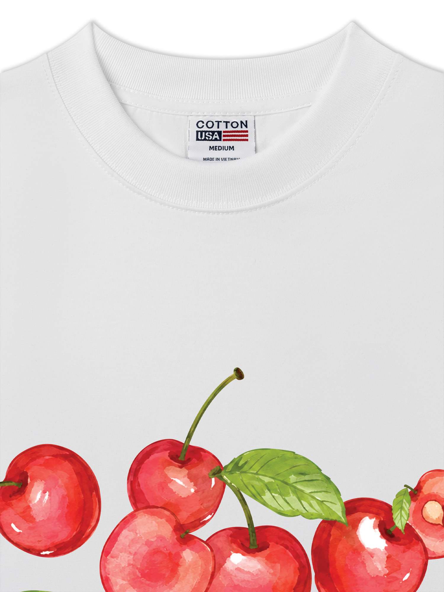 Áo Thun Relaxed Fit Tropical Cherry Sweet Fruit